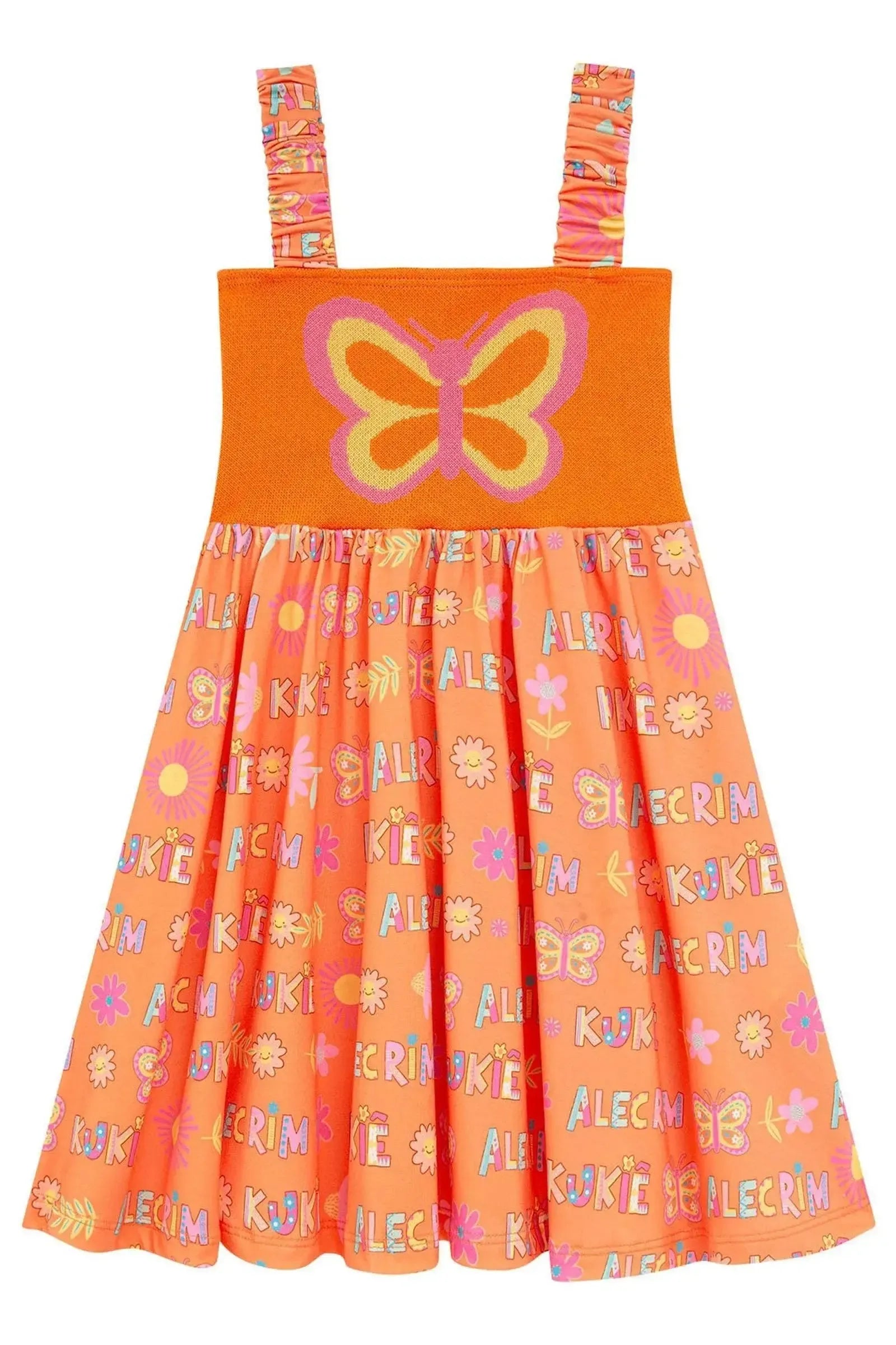 Vestido em Malha Fresh 94273 Kukiê Infantil Menina