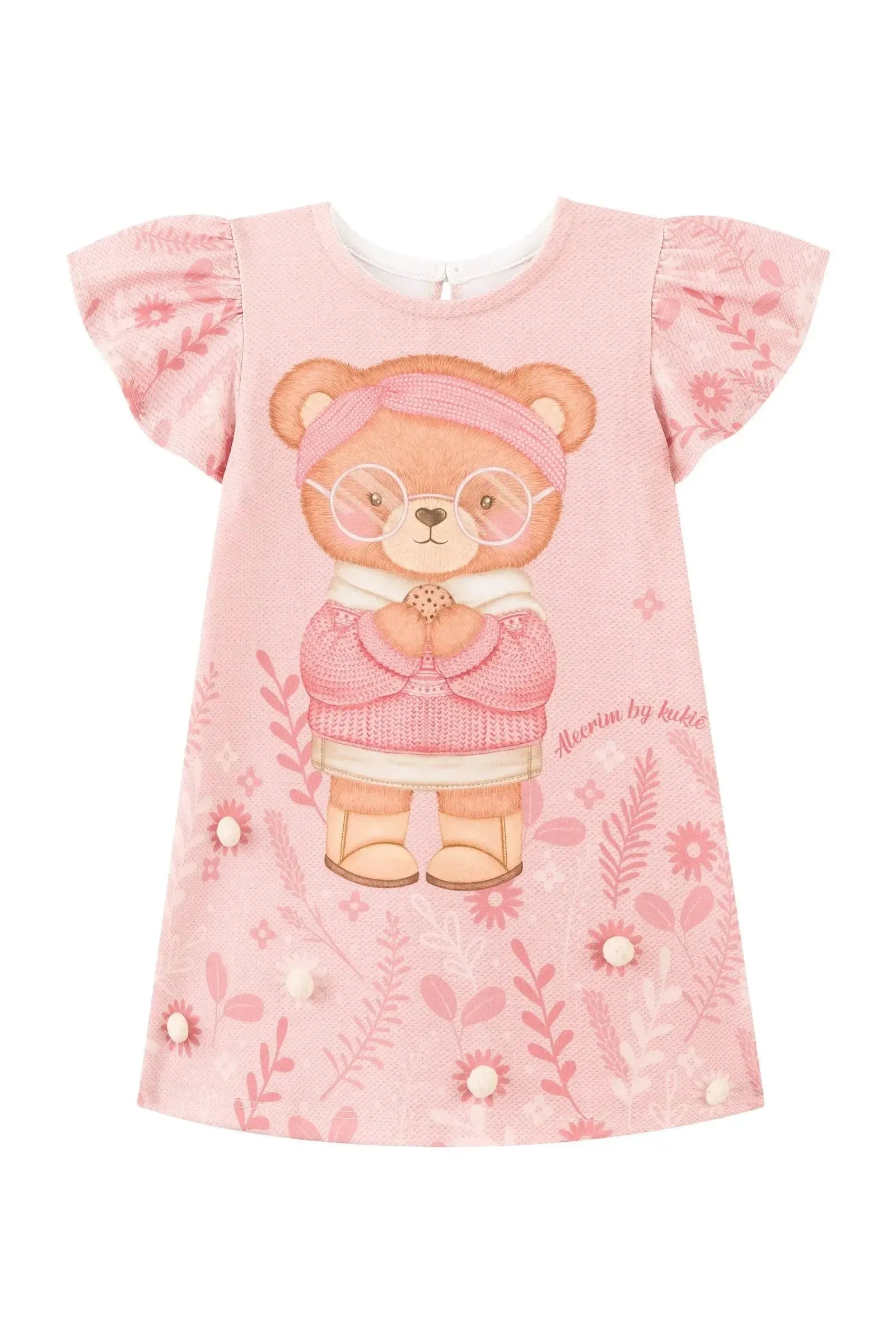 Vestido em Malha Power 93809 Kukiê Bebê Menina