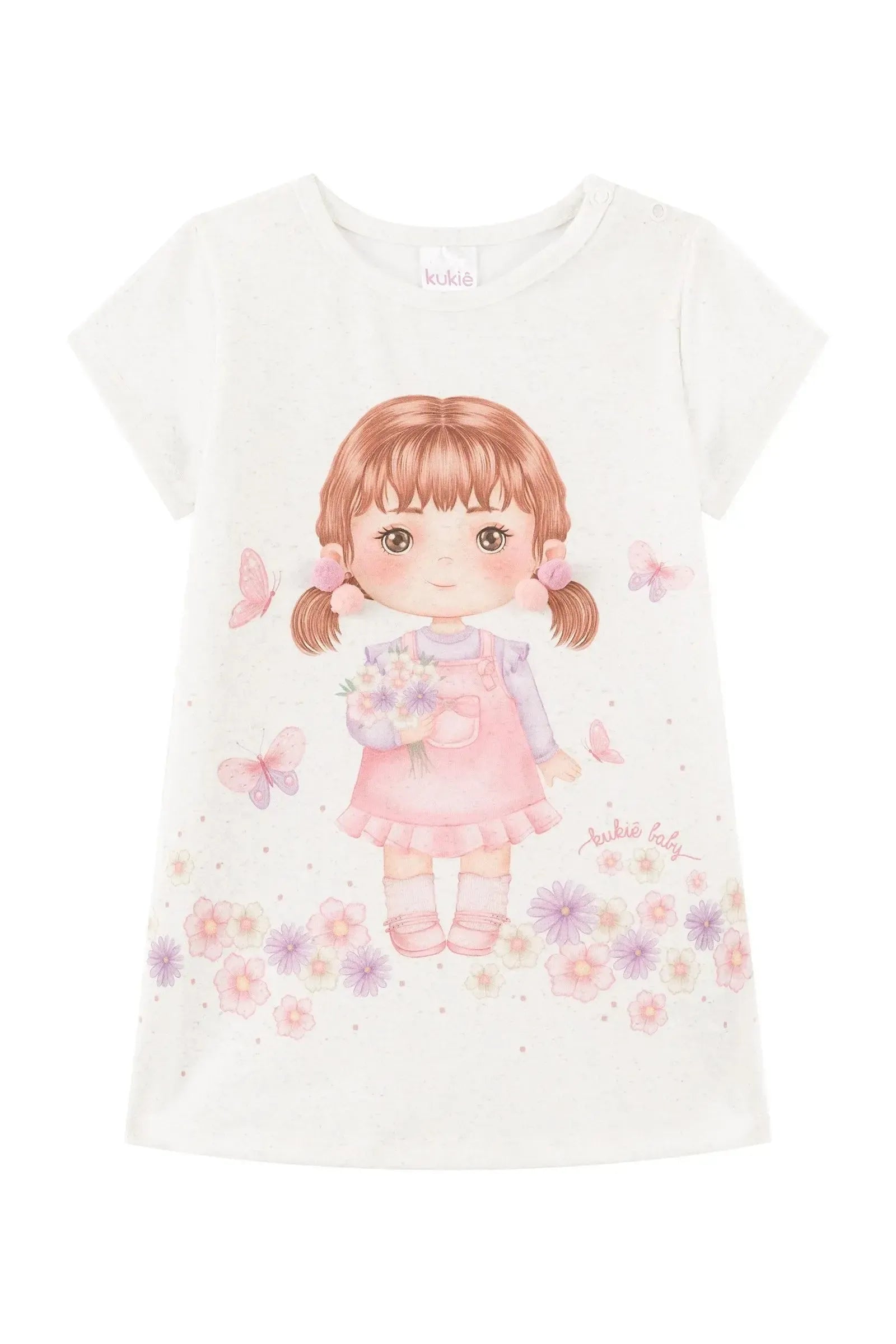 Vestido em Malha Power 93845 Kukiê Bebê Menina