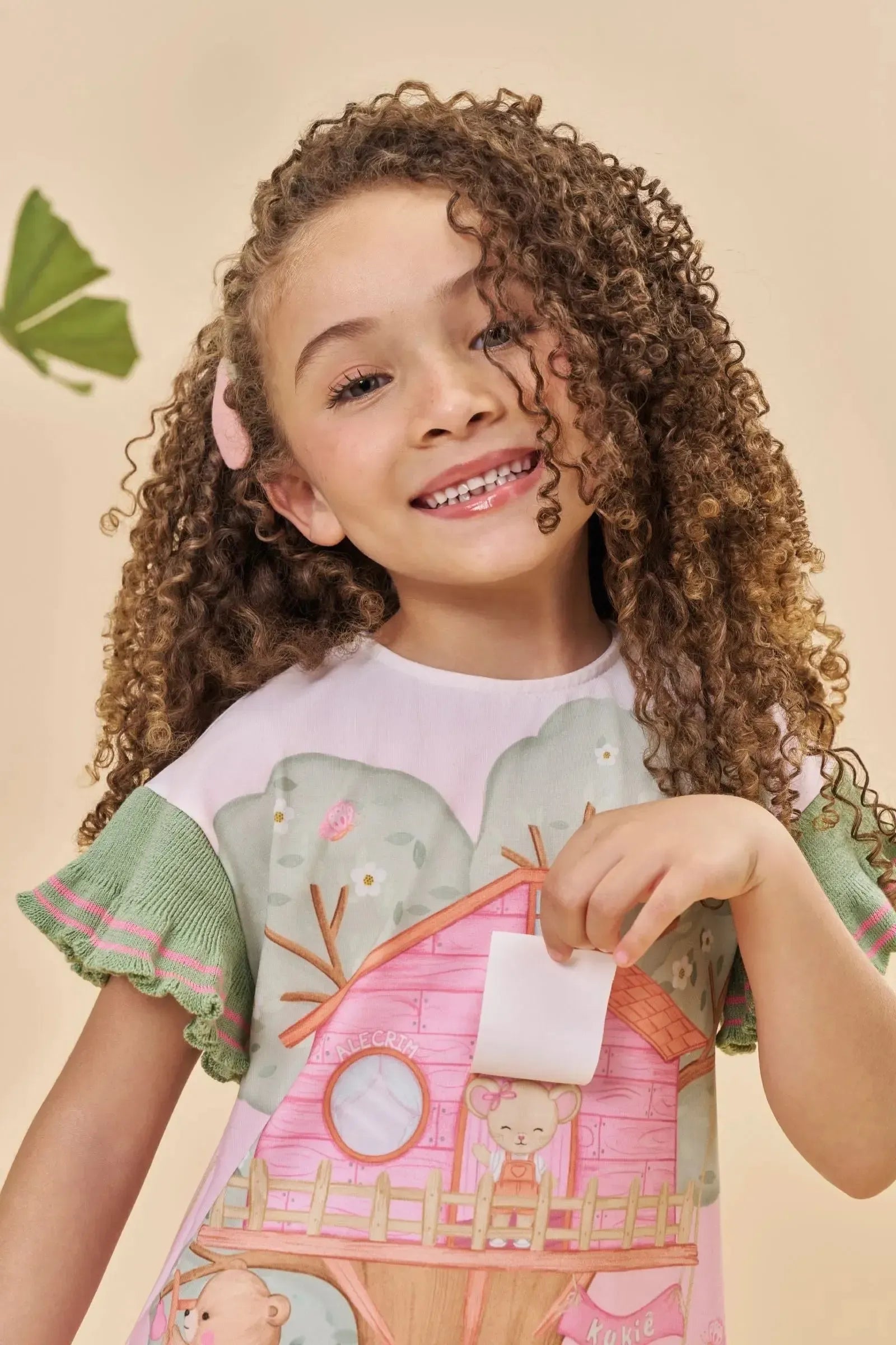 Vestido em Malhar Power 96065 Kukiê Infantil Menina