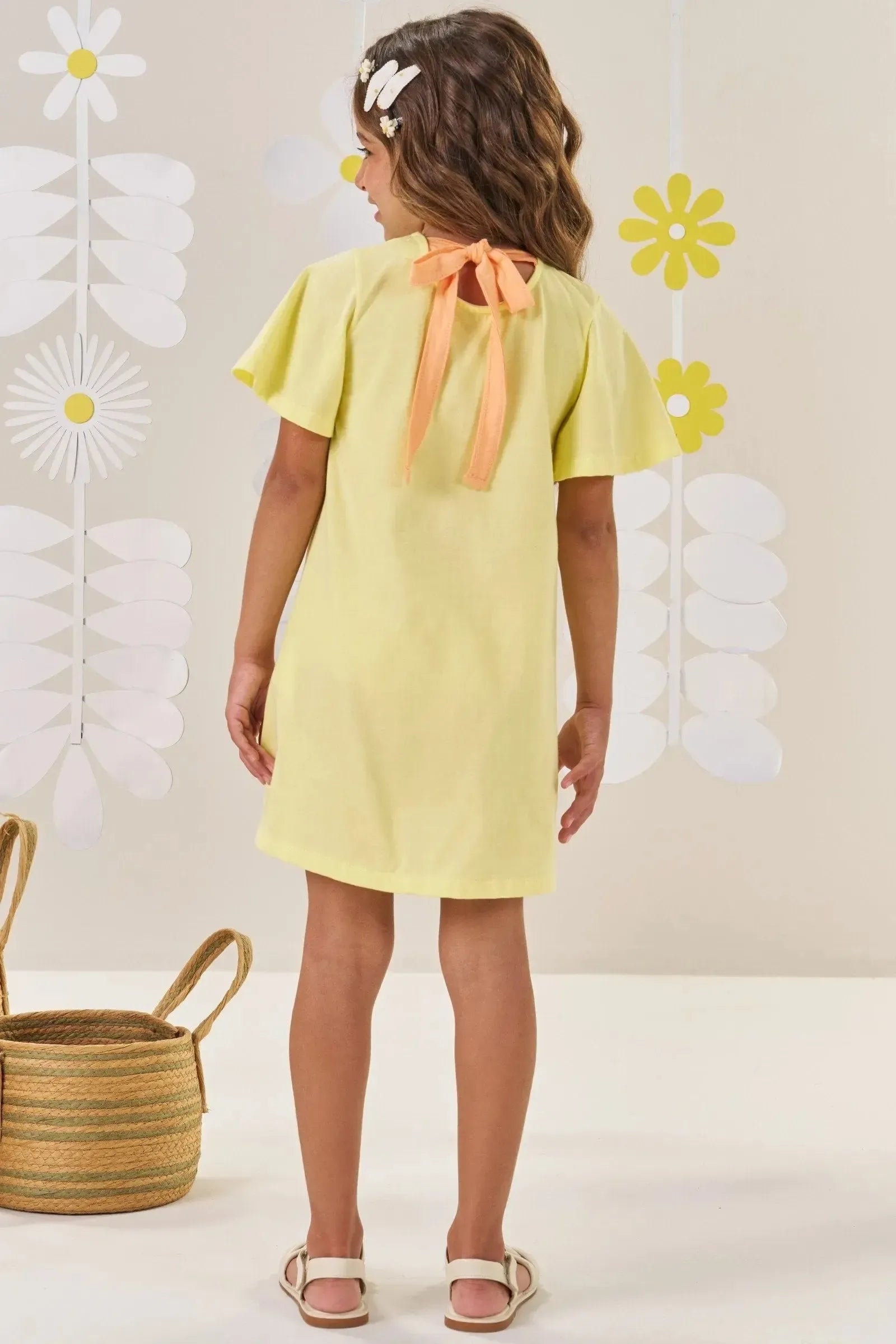 Vestido em Meia Malha 86484 Kukiê Infantil Menina