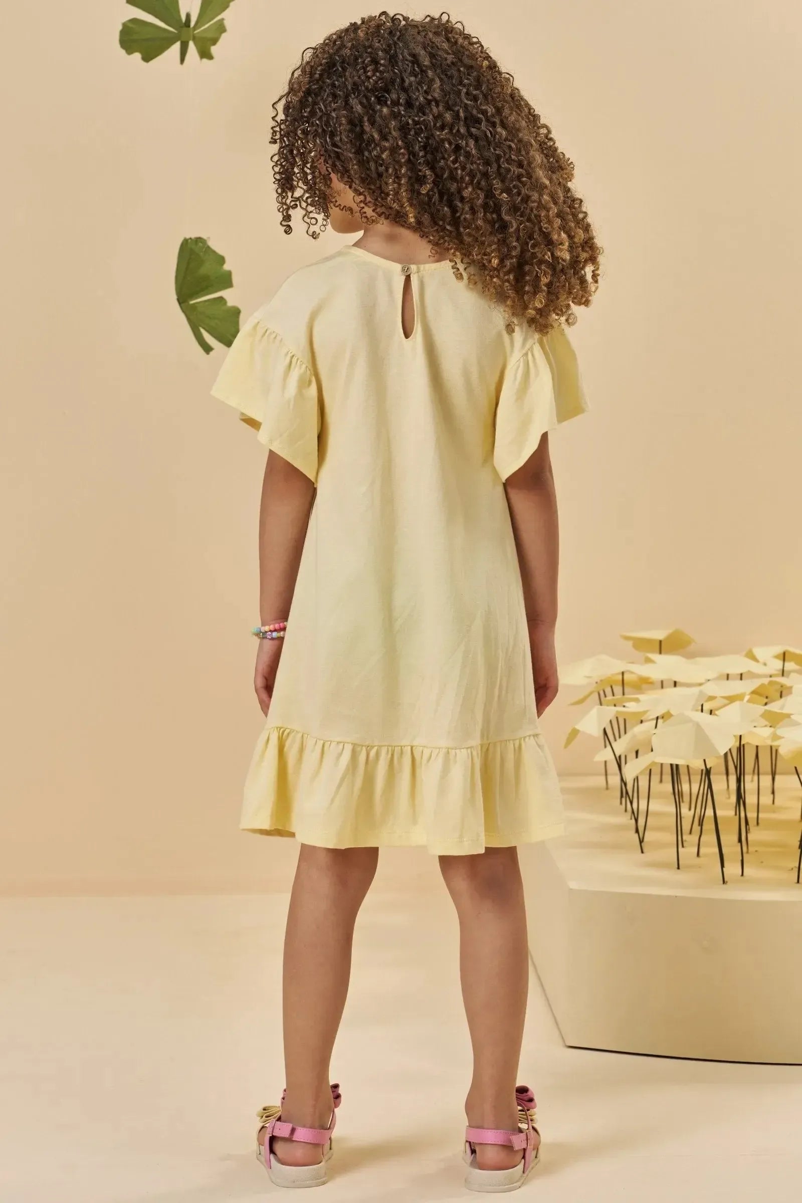 Vestido em Meia Malha 94252 Kukiê Infantil Menina