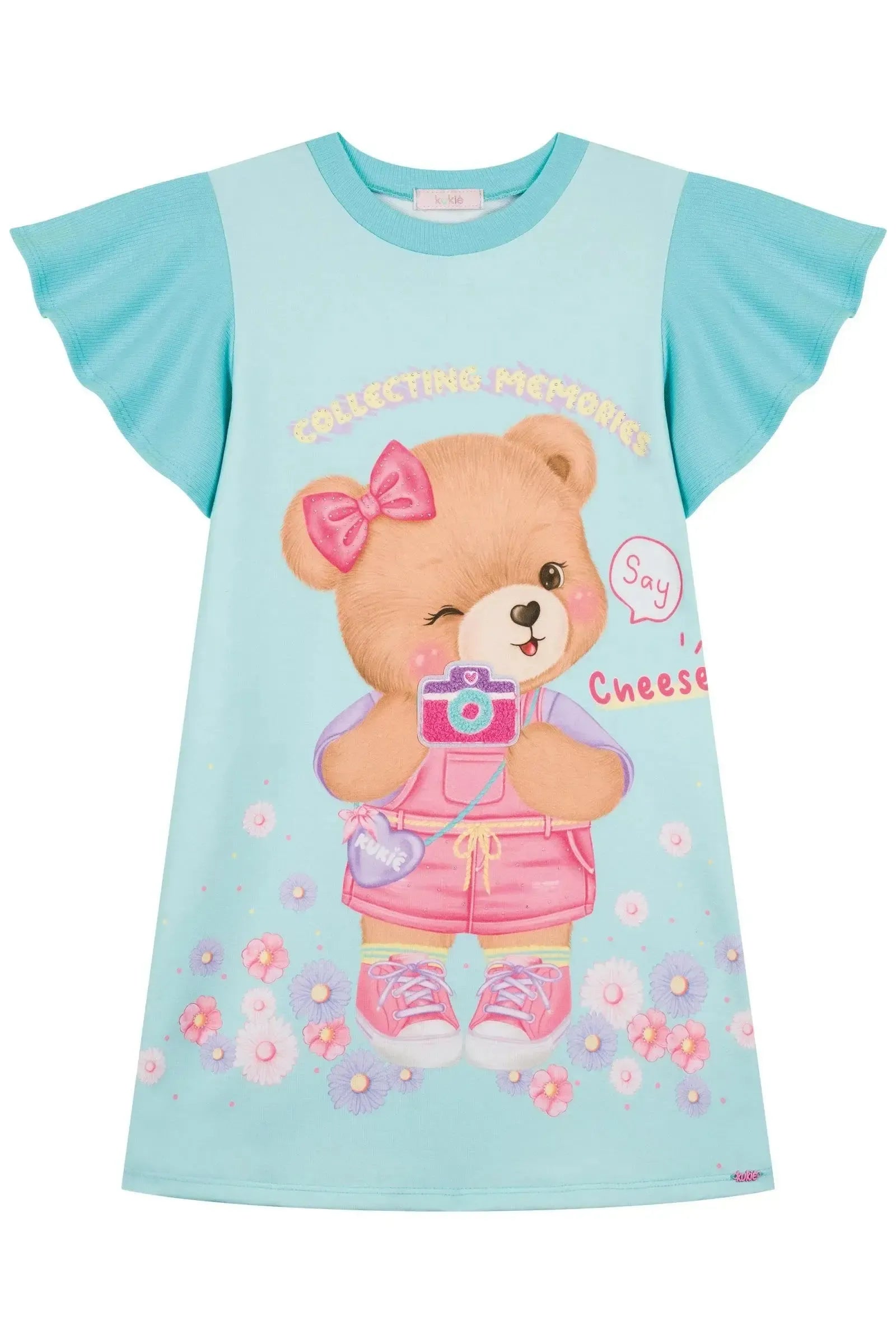 Vestido em Molecotton 87650 Kukiê Infantil Menina