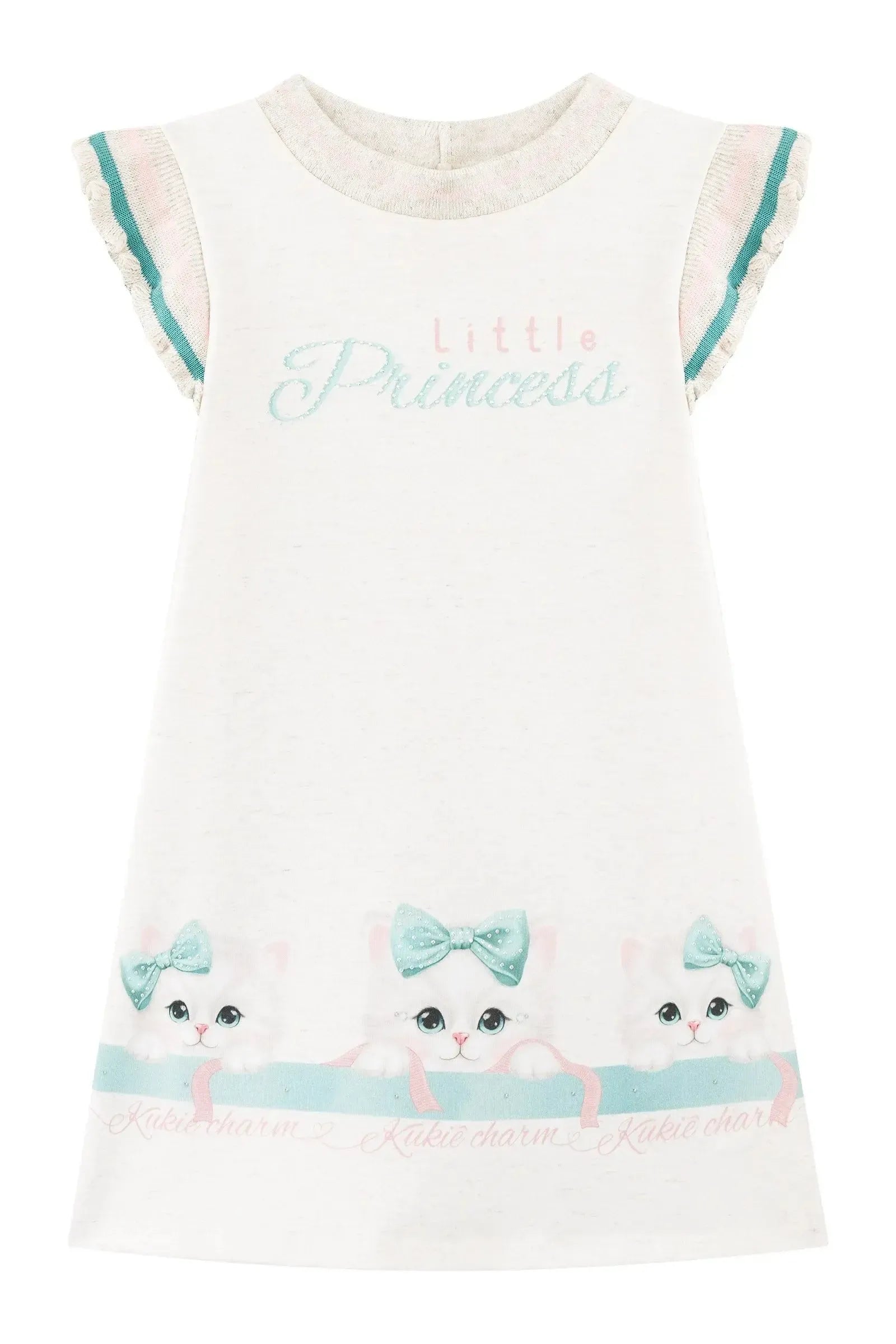 Vestido em Molecotton 93746 Kukiê Bebê Menina