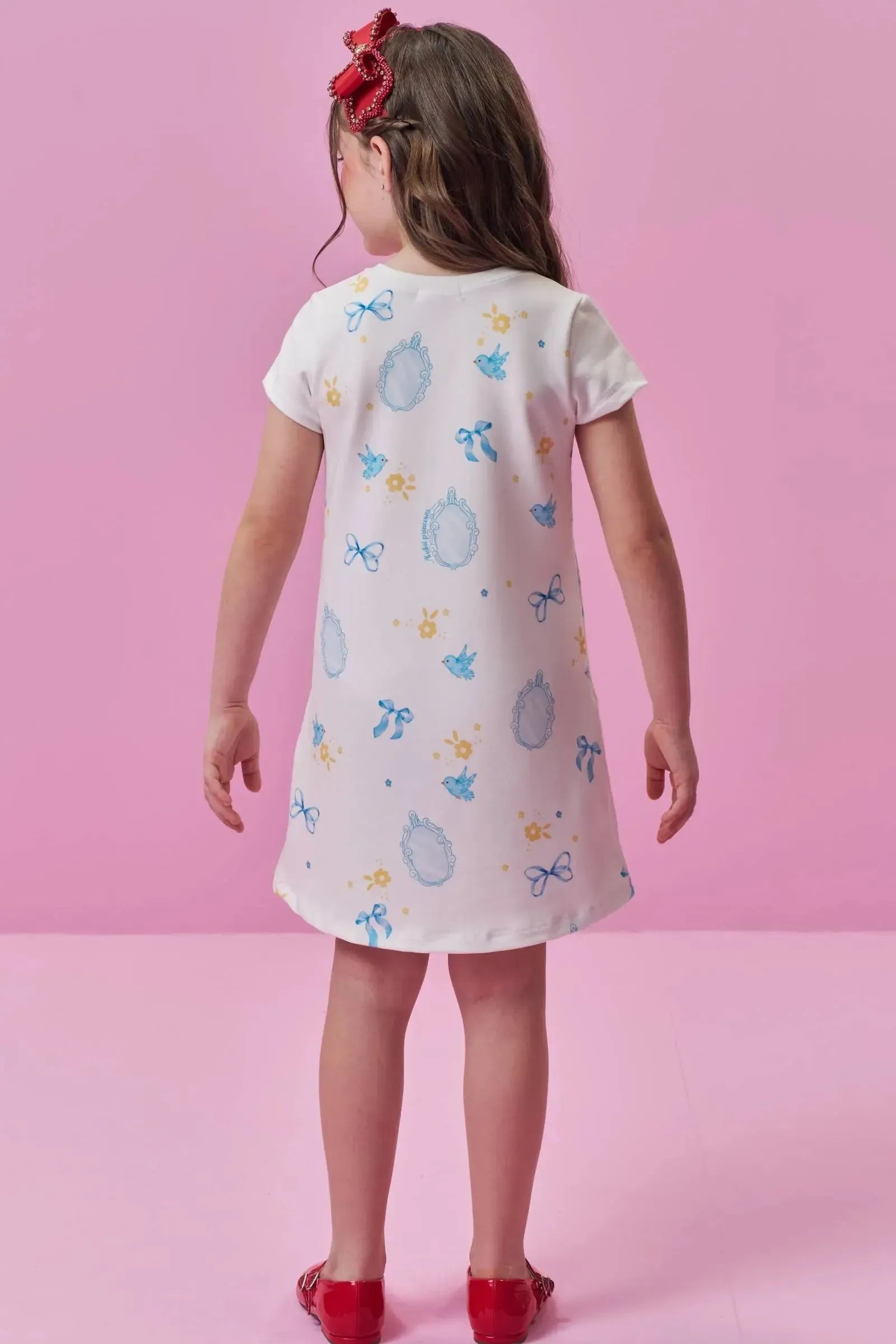 Vestido em Molecotton 96833 Kukiê Infantil Menina
