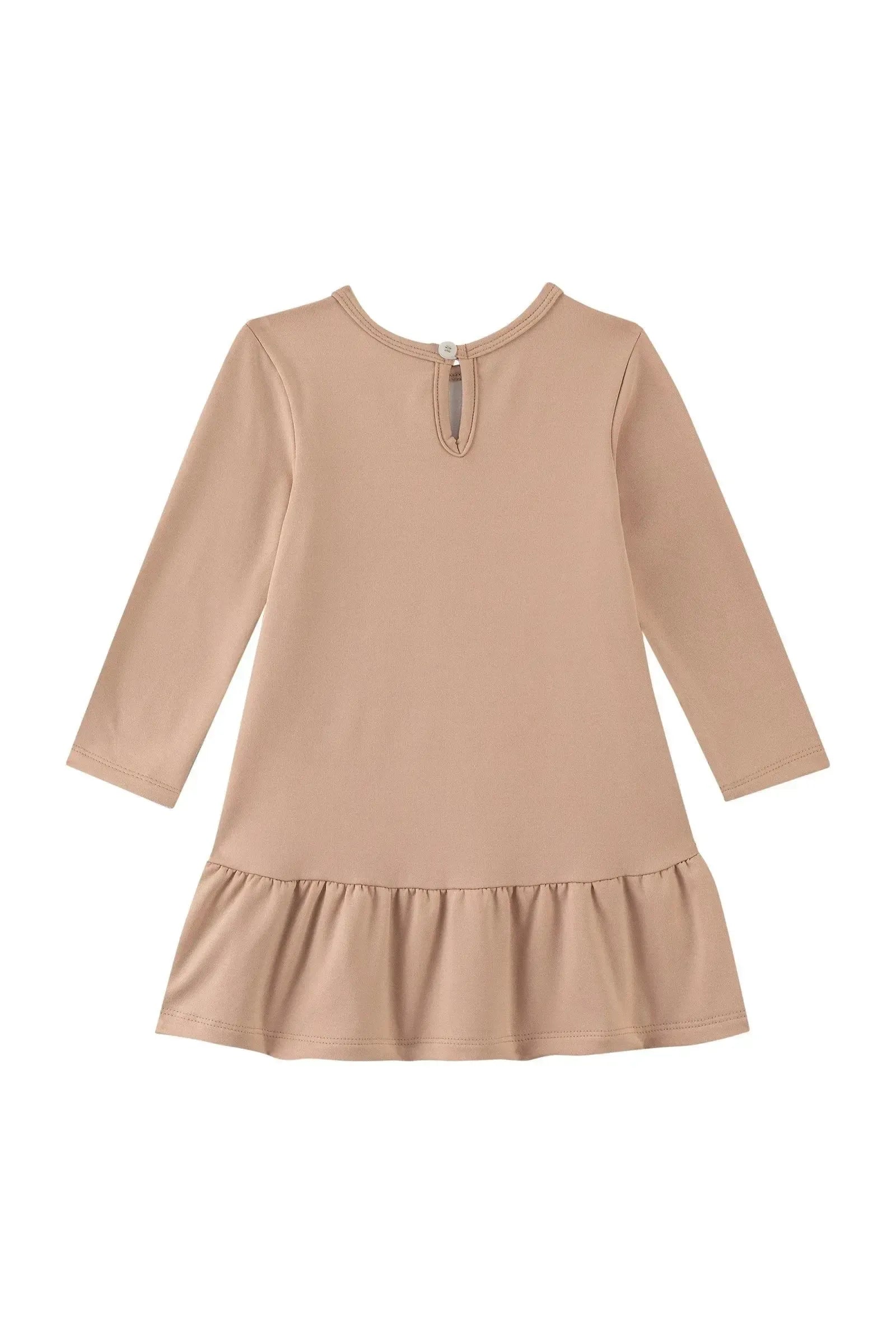 Vestido em Termoskin Peluciado 90877 Kukiê Bebê Menina