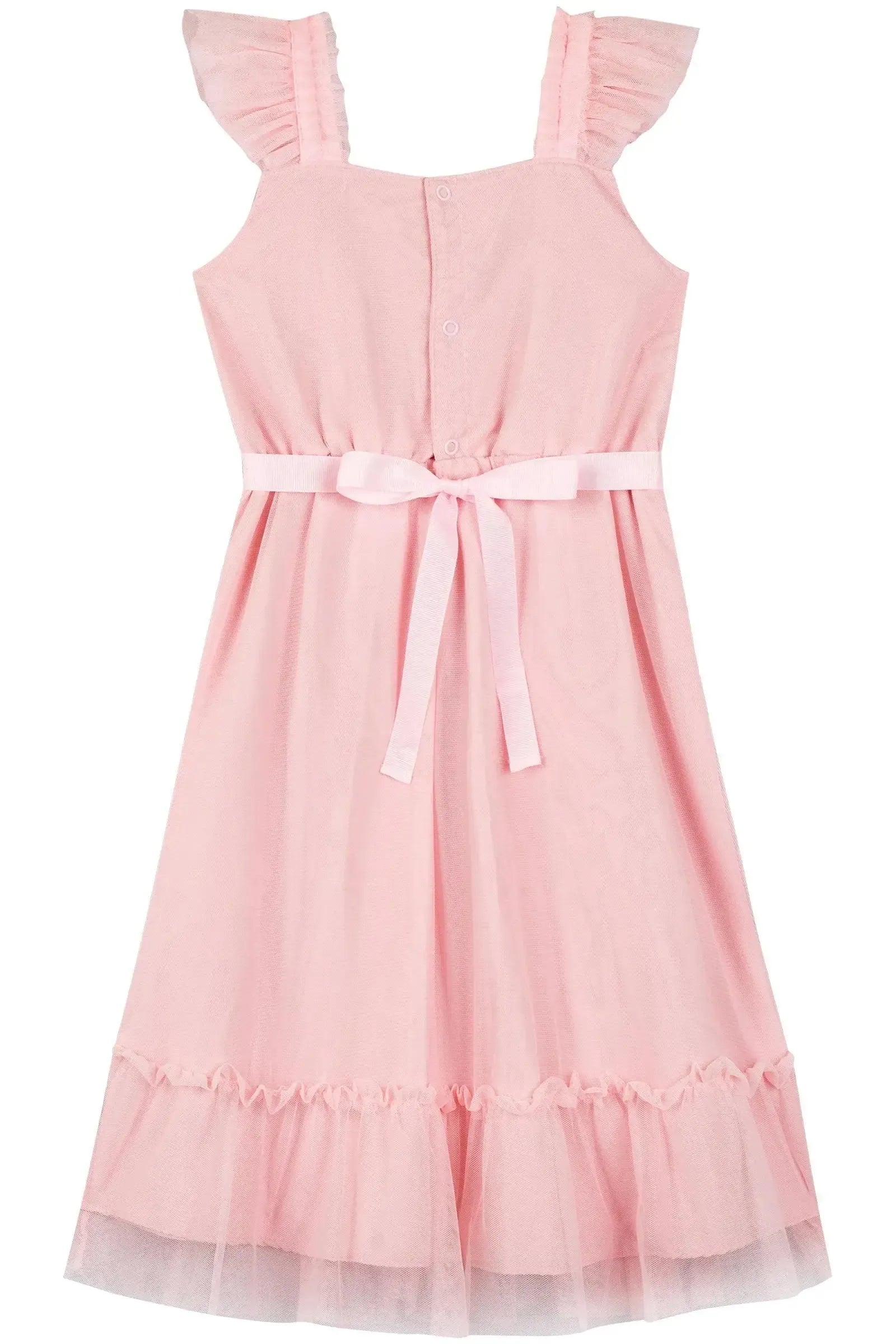 Vestido em Tule com Elastano 87342 Kukiê Infantil Menina