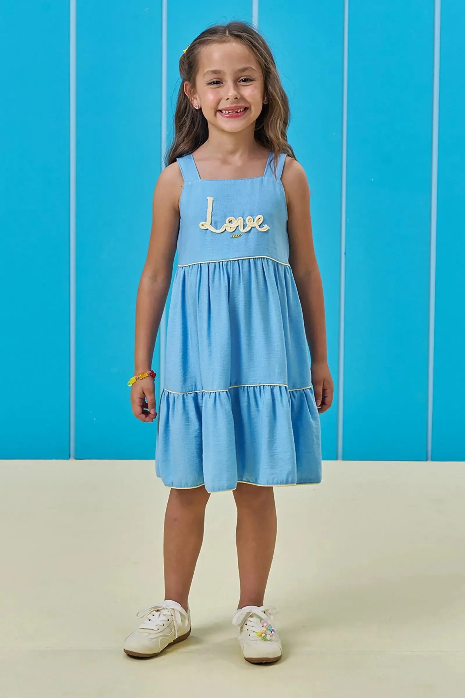 Vestido em Viscose 96702 Kukiê Infantil Menina