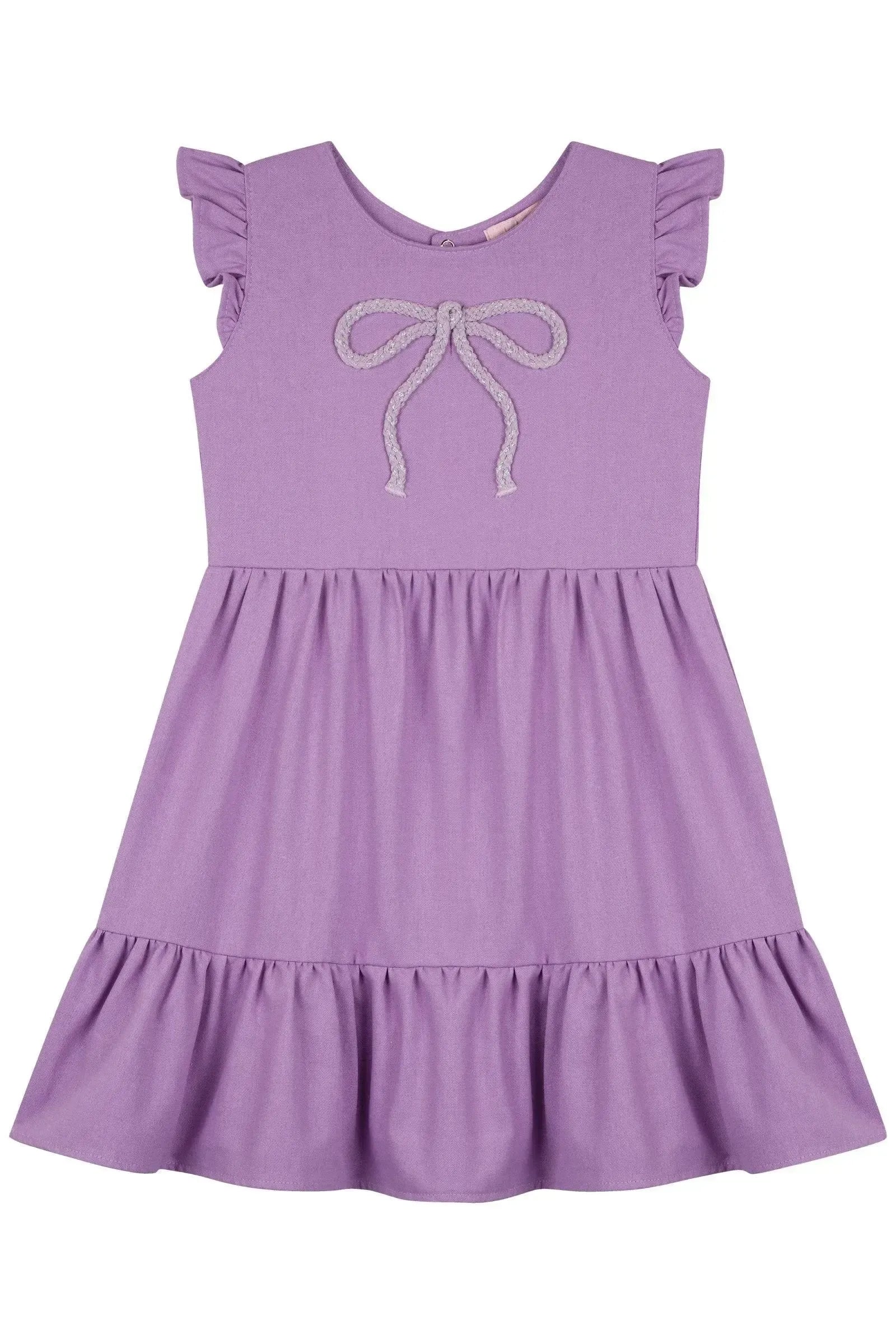Vestido em Viscose Linho 87798 Kukiê Infantil Menina