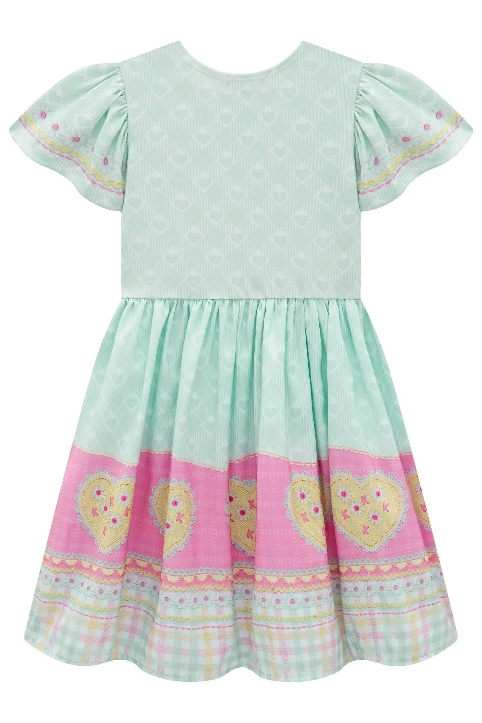 Vestido Junino Encantador em Malha Power e Nylon 97815 Kukiê Infantil Menina