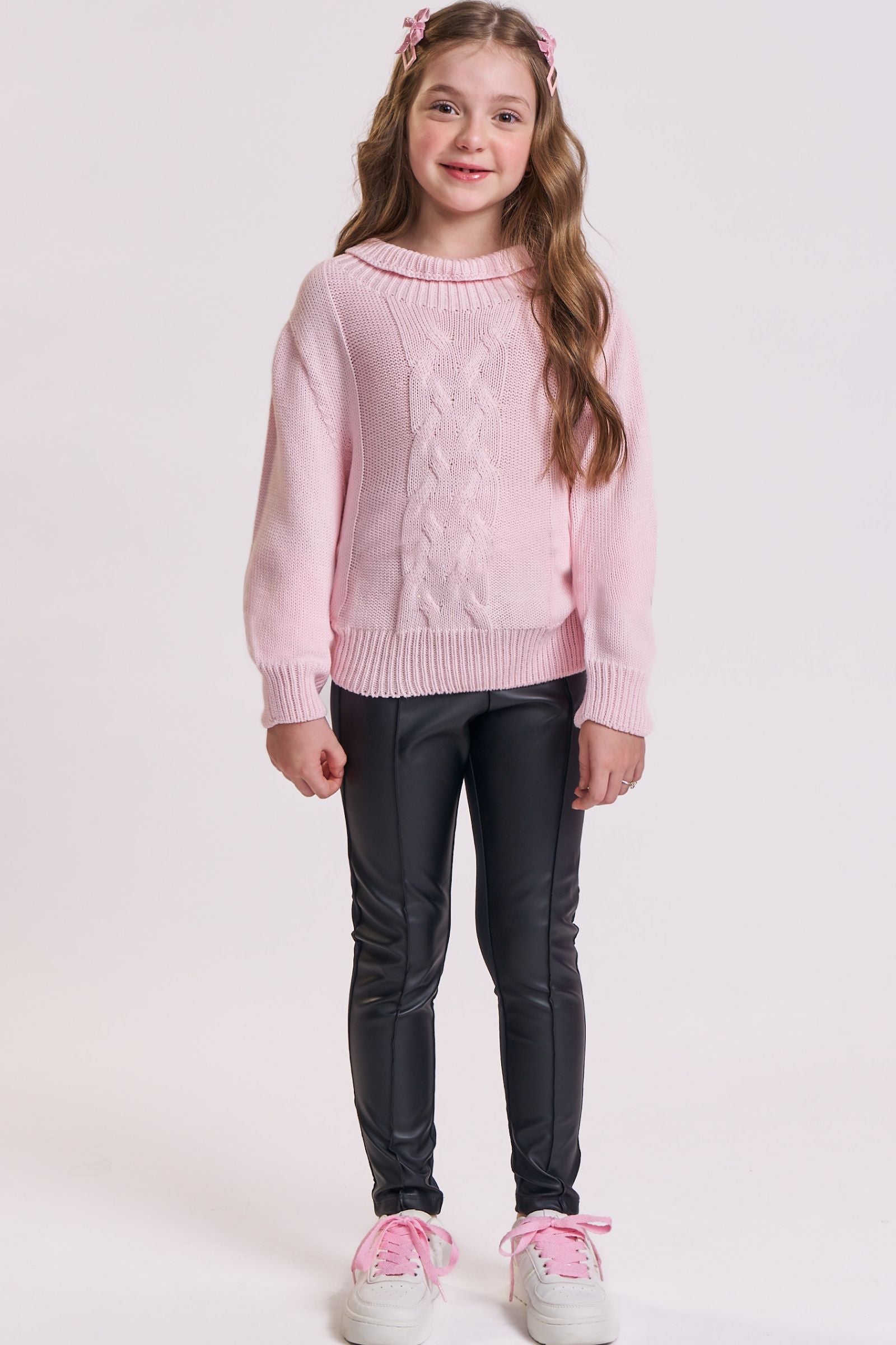 Blusão de Tricot 100% Algodão 87273 Kukiê Infantil Menina