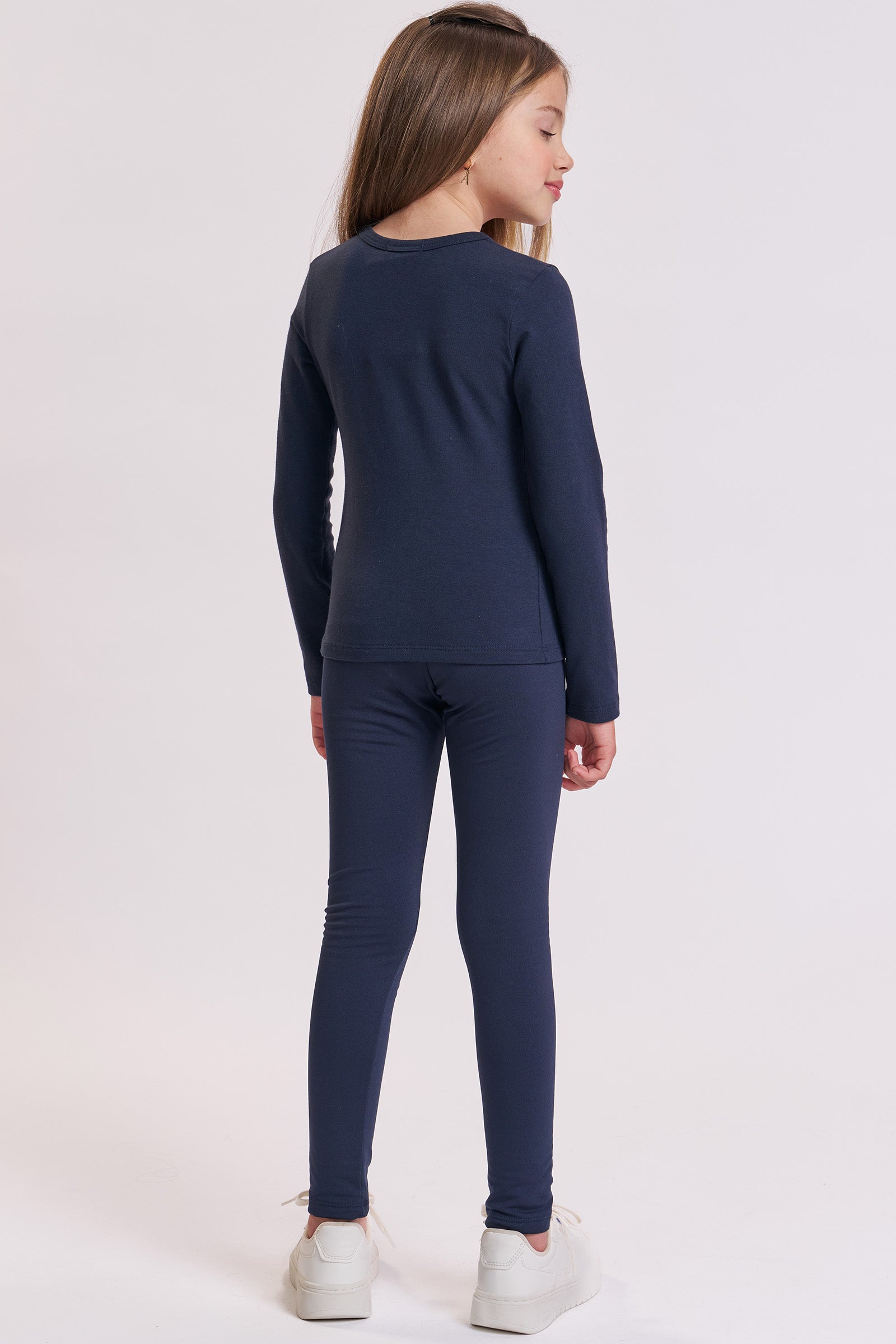 Blusa Manga Longa em Cotton 93609 Kukiê Infantil Menina