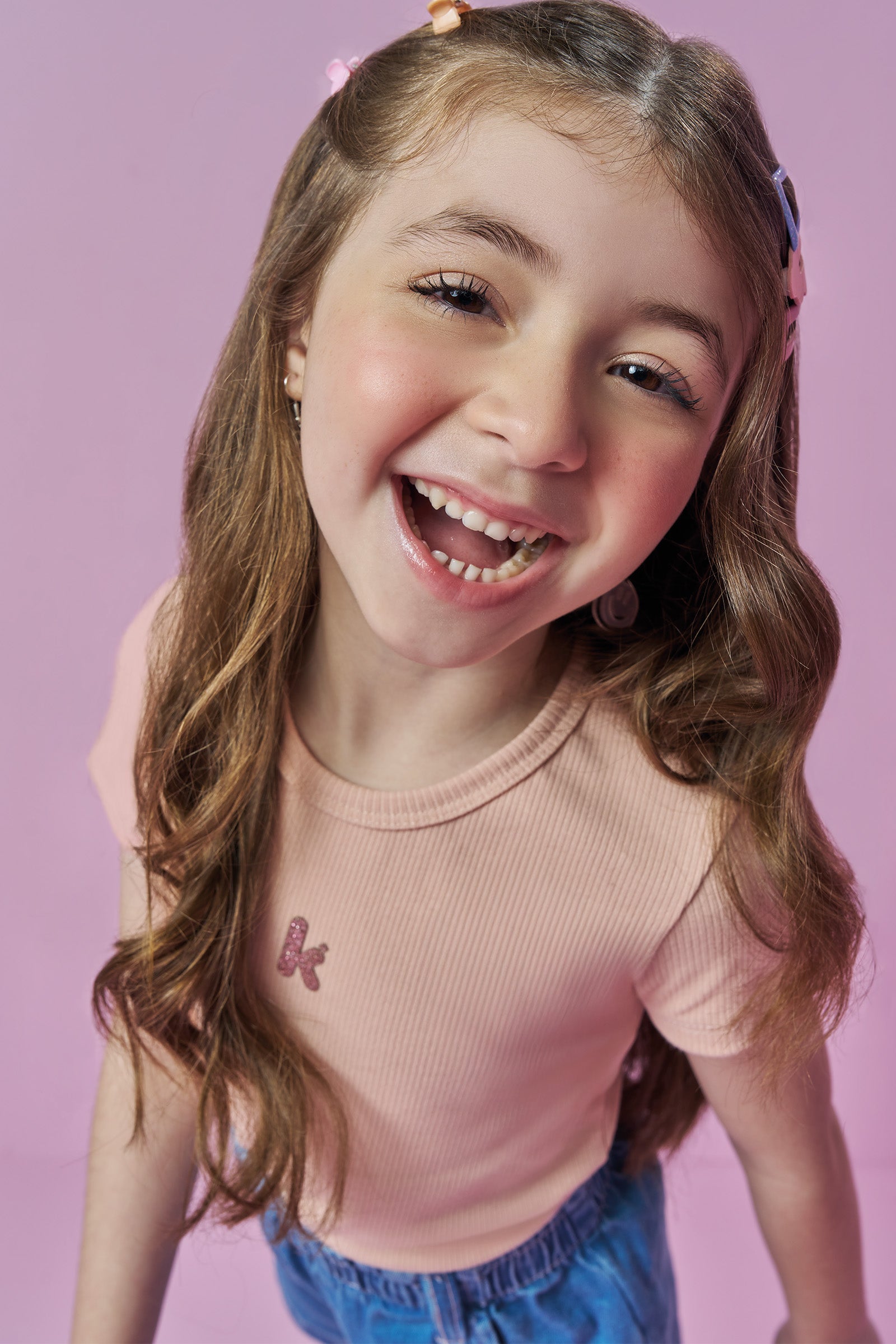 Blusa em Canelado Liz 93775 Kukiê Infantil Menina