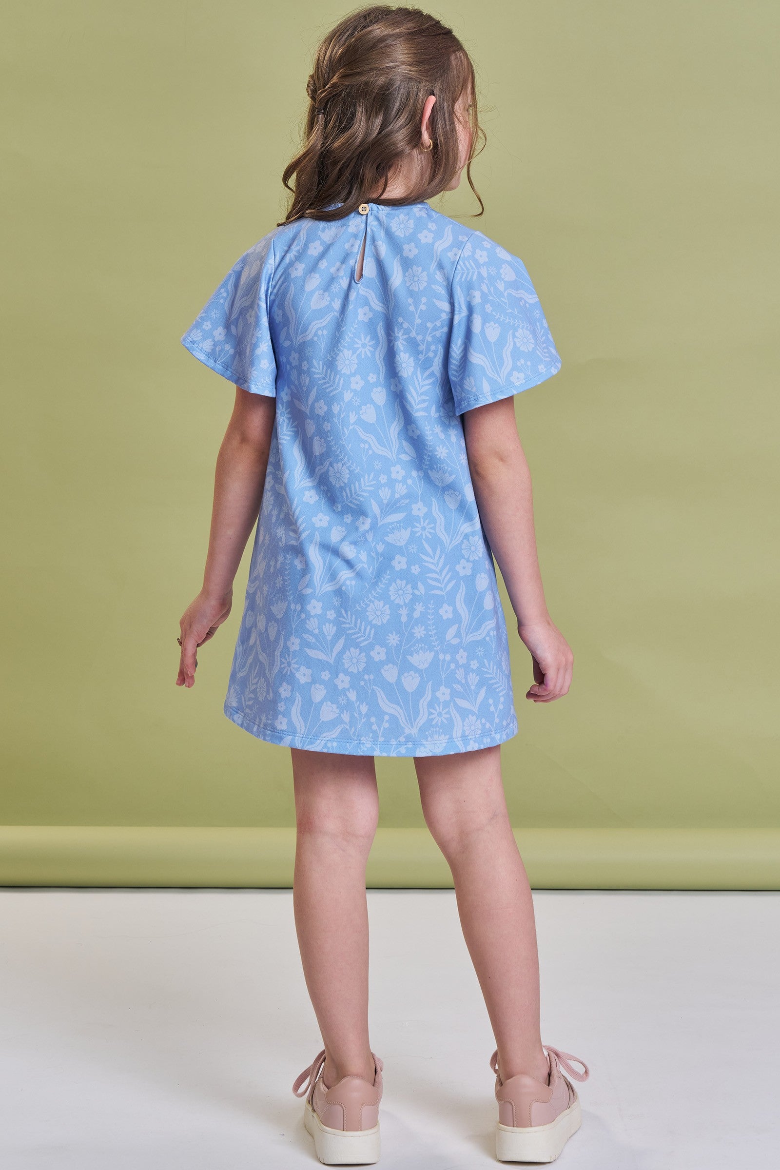 Vestido em Malha Comfy 93858 Kukiê Infantil Menina