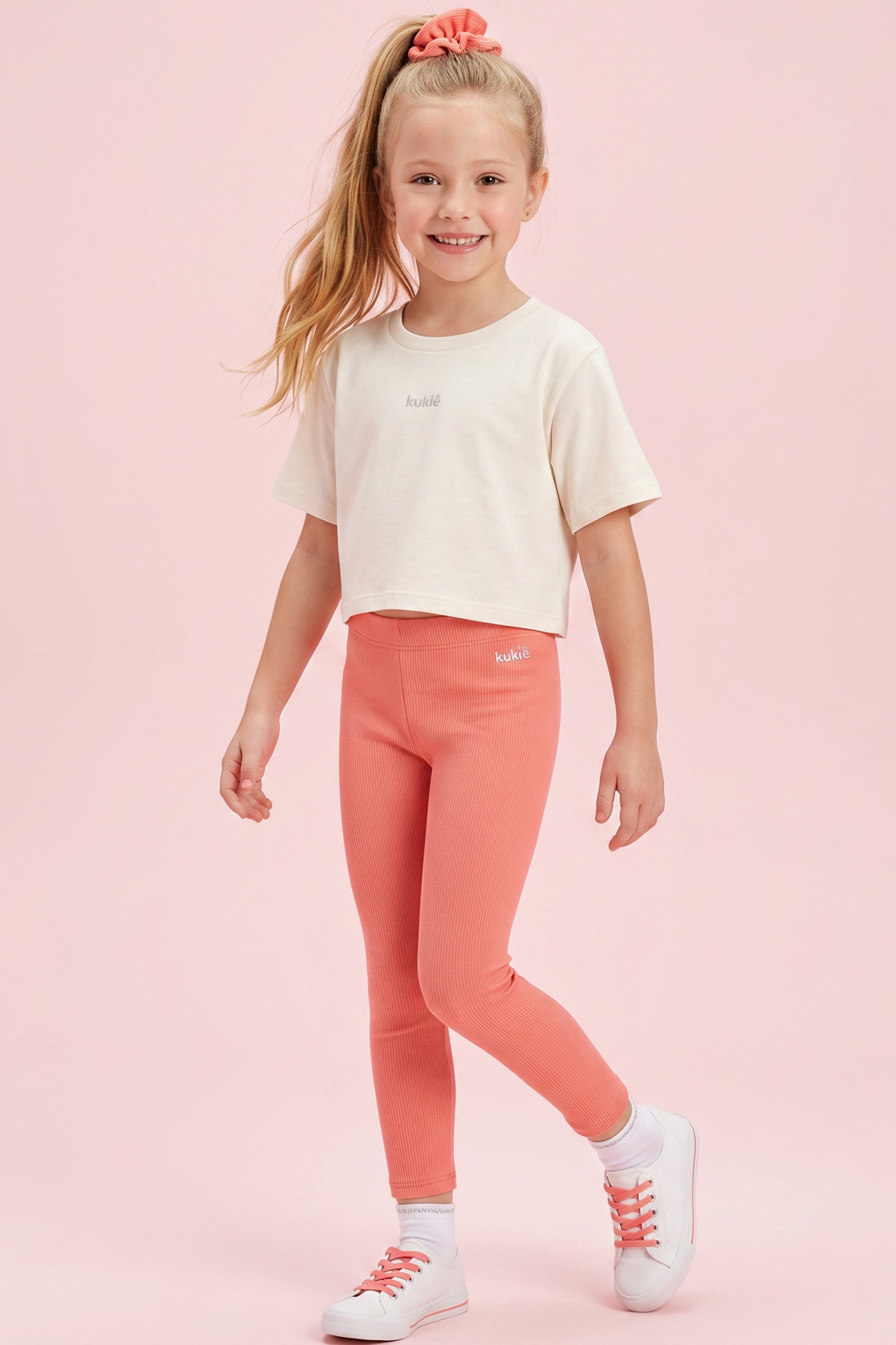 Calça Legging em Canelado Liz 94346 Kukiê Infantil Menina