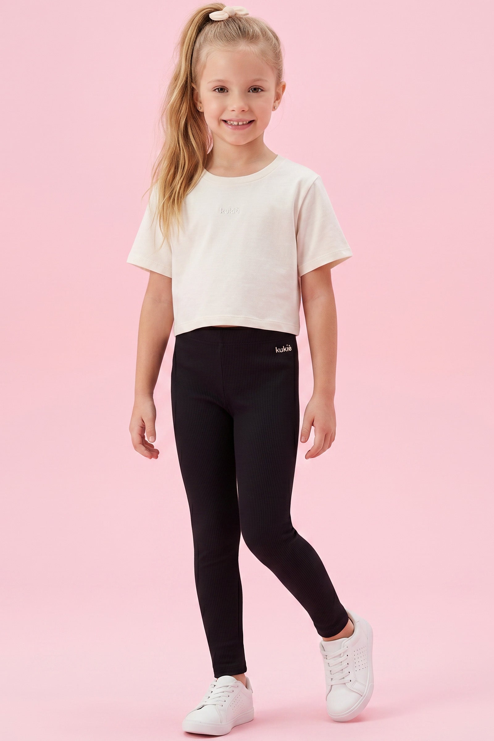 Calça Legging em Canelado Liz 94346 Kukiê Infantil Menina