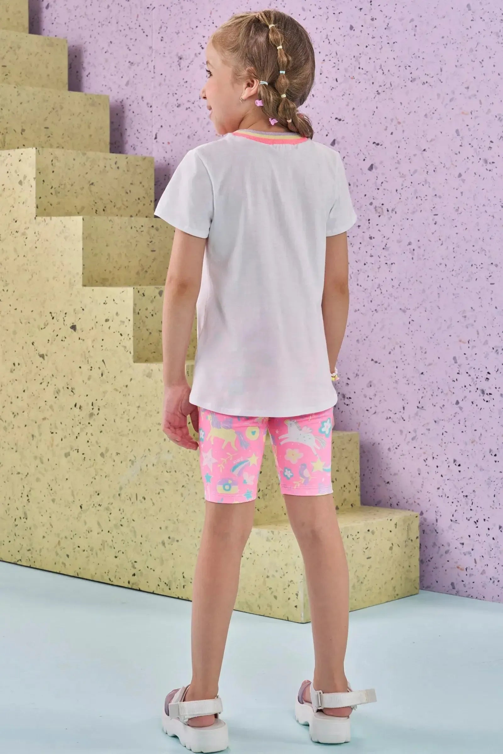 Biker em Molecotton 86885 Kukiê Infantil Menina