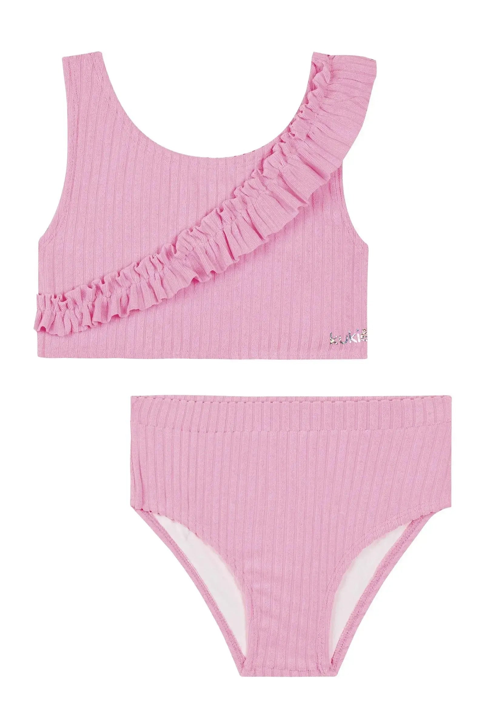 Biquíni em Malha Atoalhada 88021 Kukiê Infantil Menina