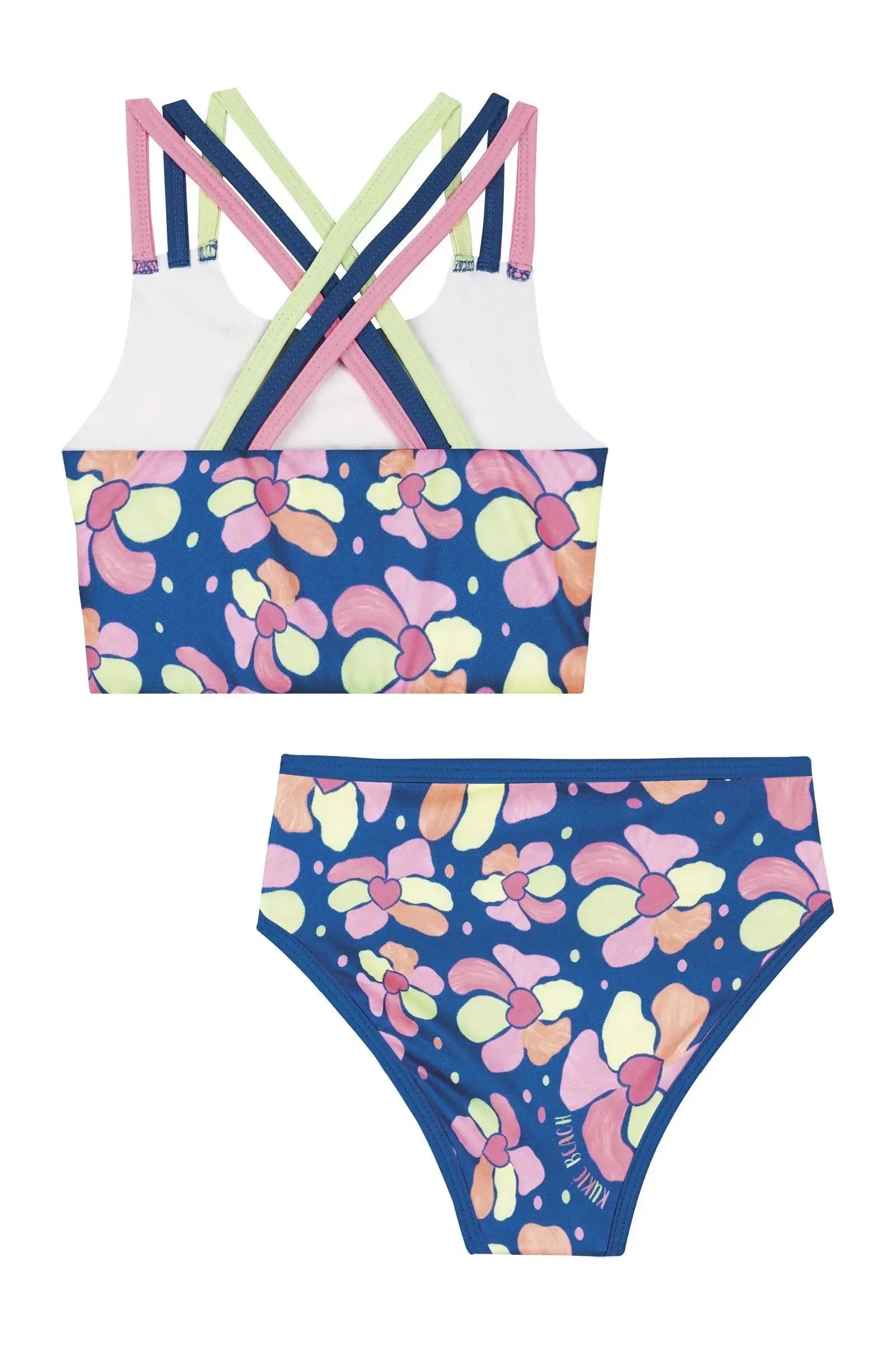 Biquíni em Malha com Proteção UV50+ 87736 Kukiê Infantil Menina