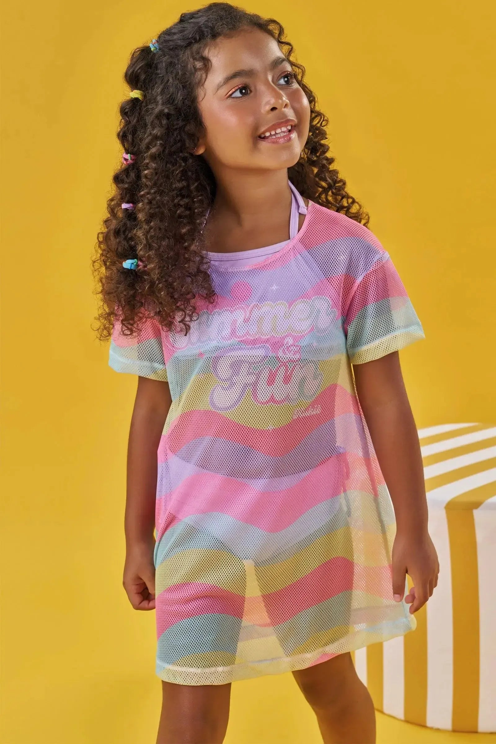 Biquíni em Malha com Proteção UV50+ 87743 Kukiê Infantil Menina