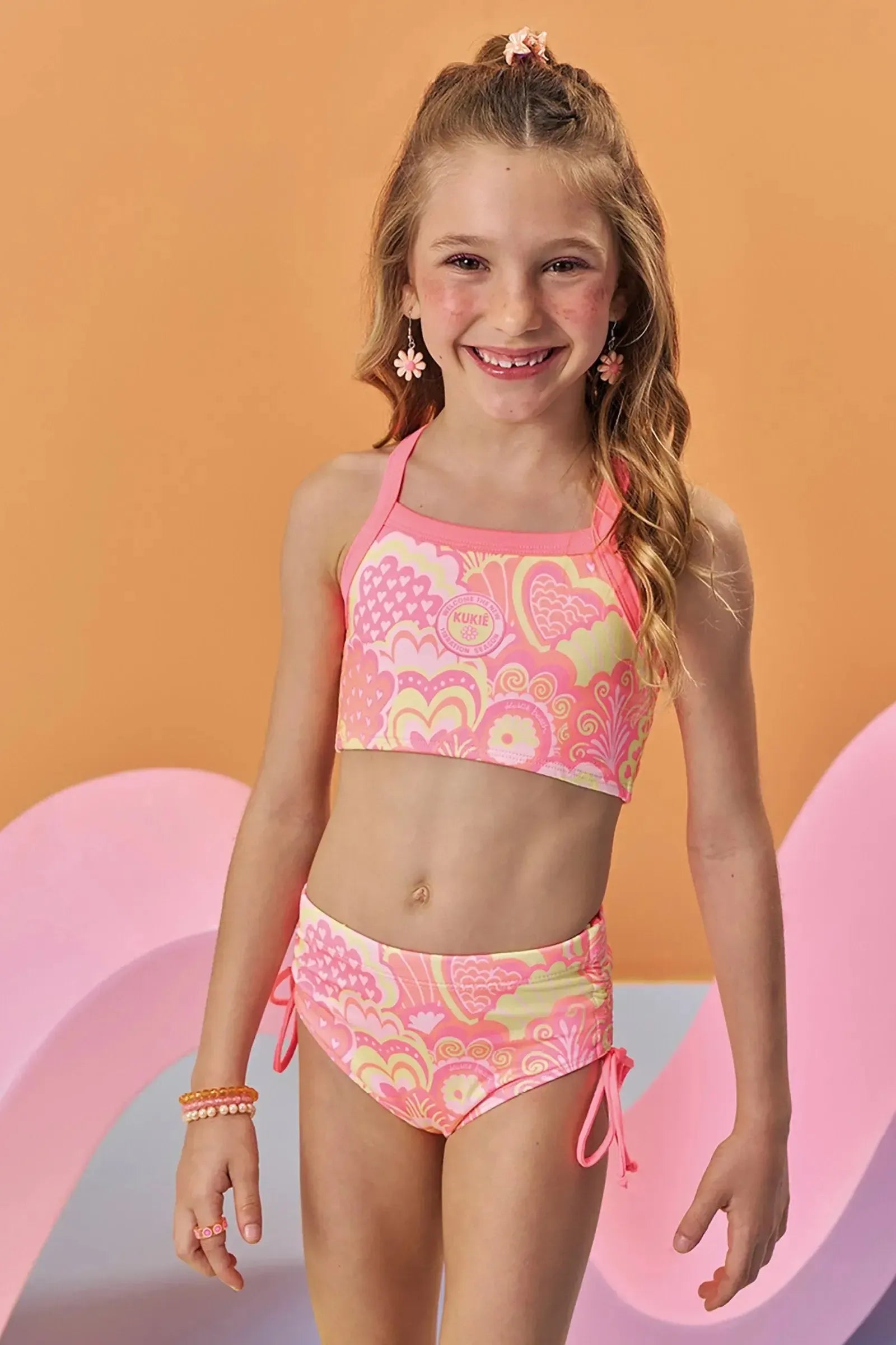 Bíquini em Malha com Proteção UV50+ 93243 Kukiê Infantil Menina