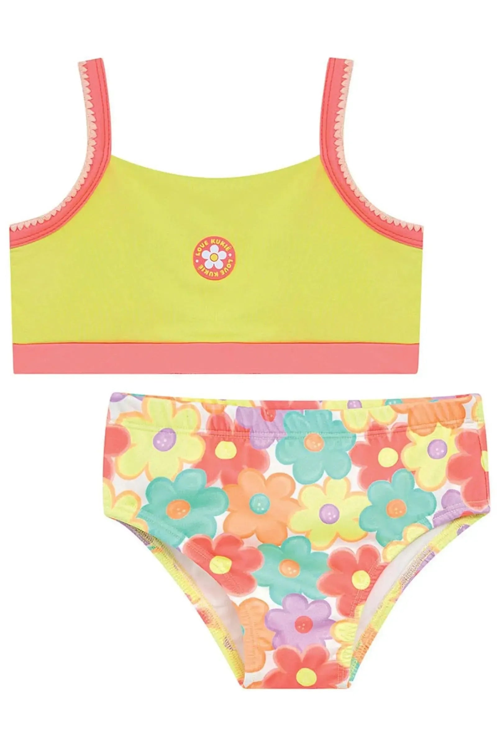 Biquíni em Malha com Proteção UV50+ 96543 Kukiê Infantil Menina