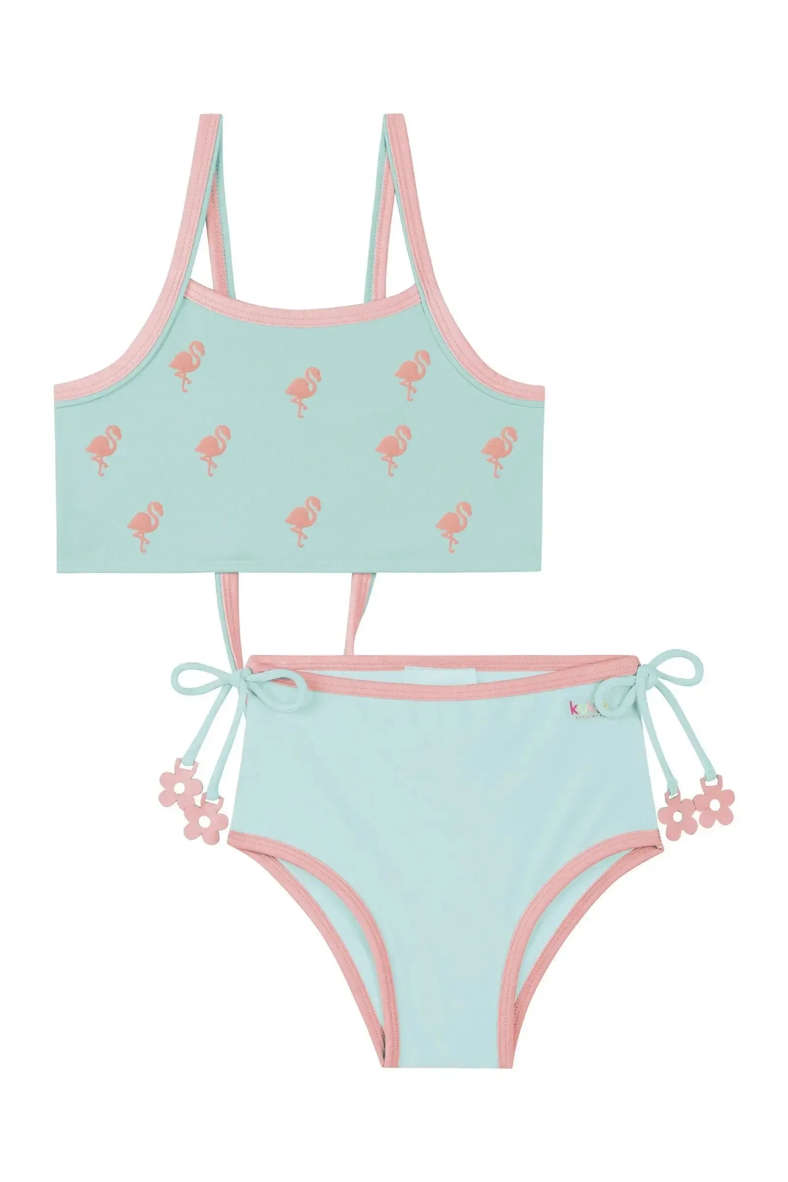 Biquíni em Malha Poliamida com Proteção UV50+ 87459 Kukiê Infantil Menina