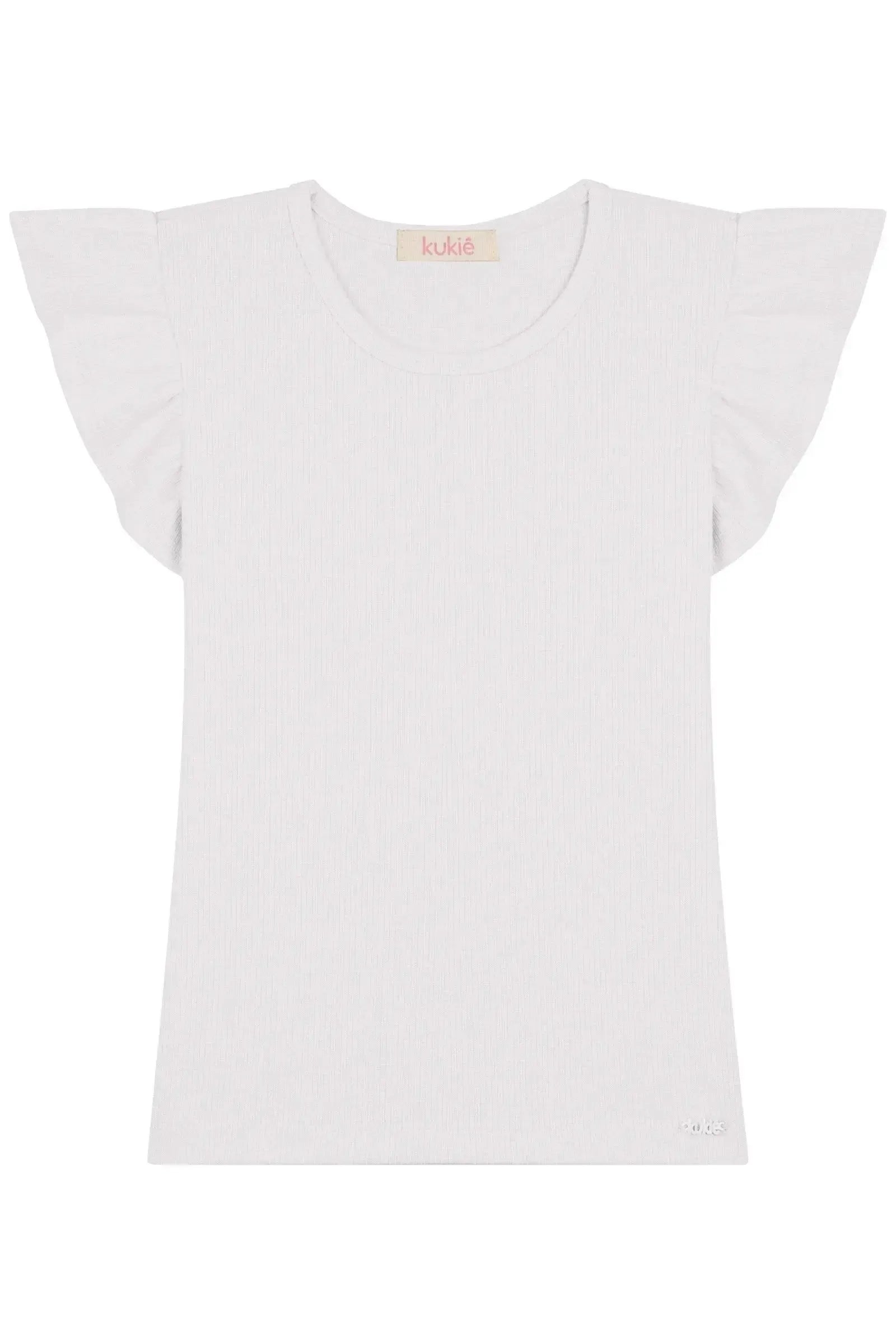 Blusa em Canelado 86876 Kukiê Infantil Menina