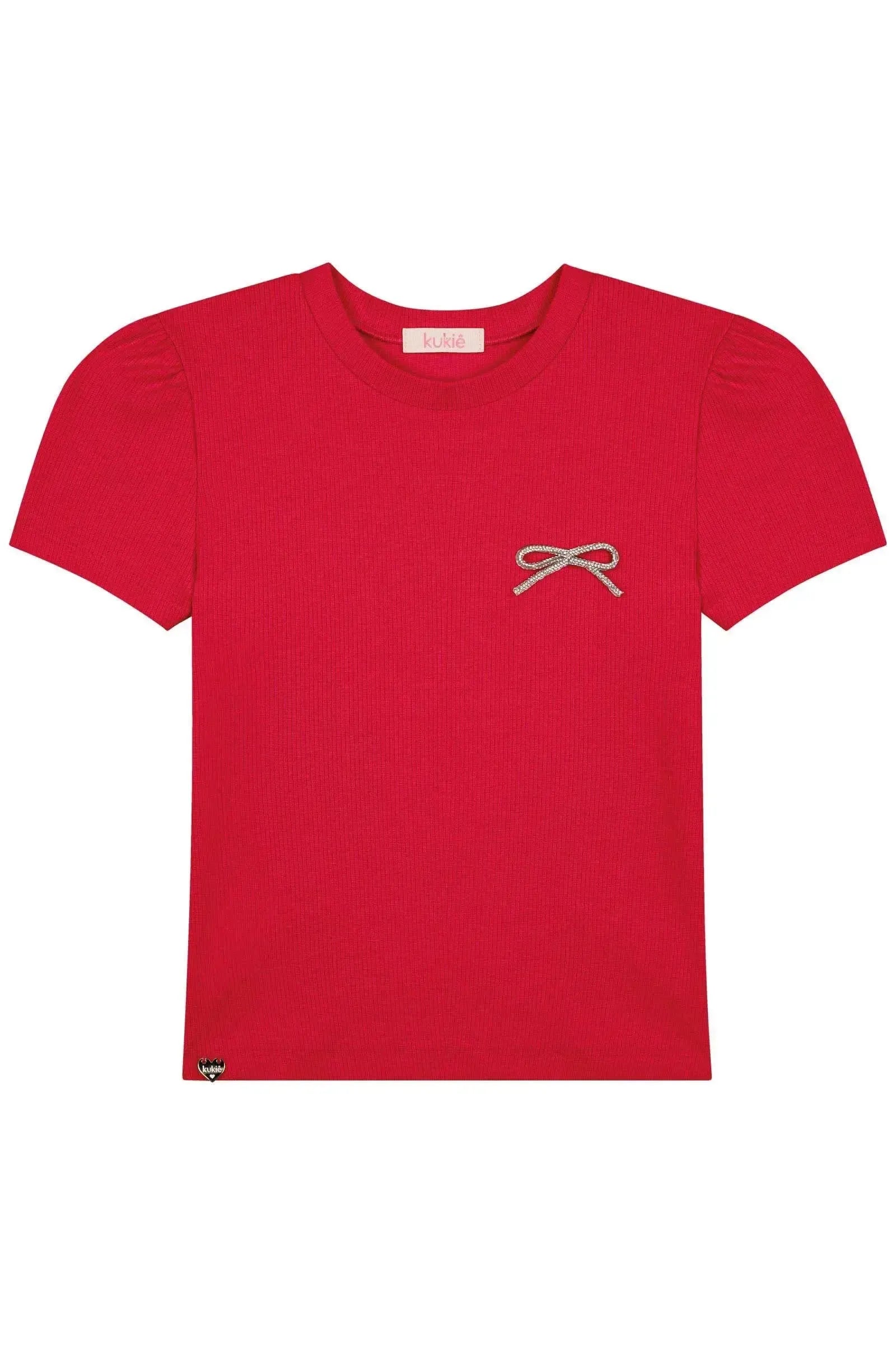 Blusa em Canelado 86879 Kukiê Infantil Menina