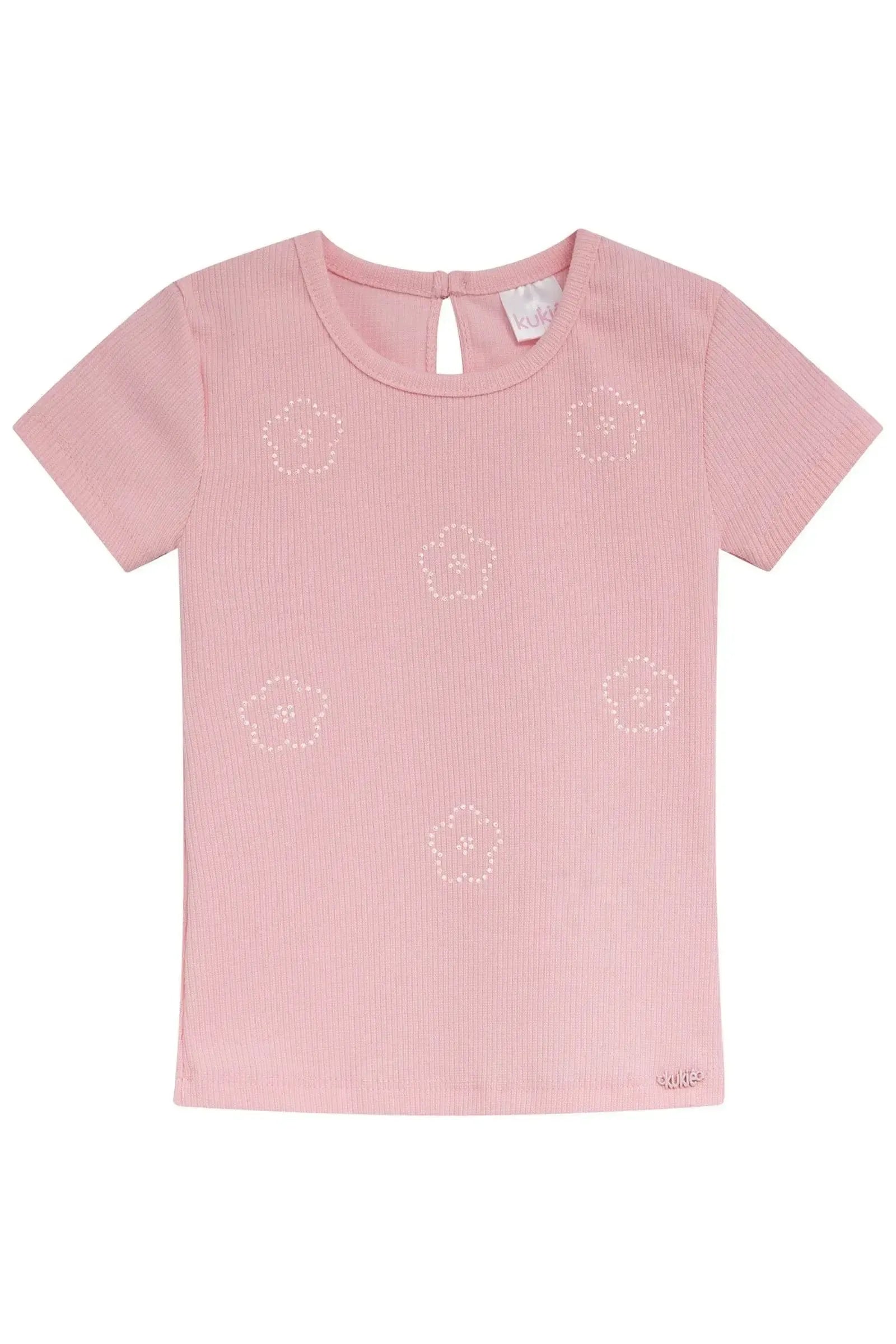 Blusa em Canelado 94934 Kukiê Infantil Menina