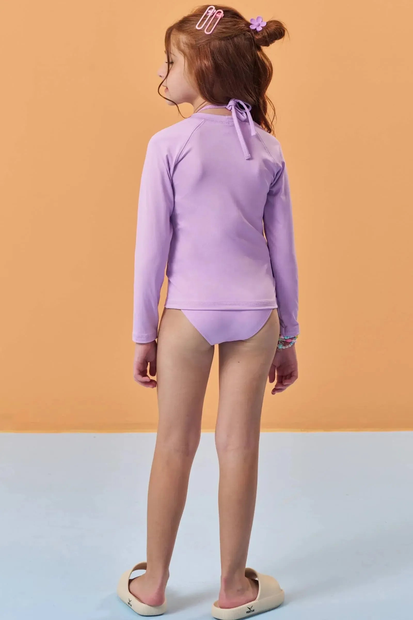 Blusa em Malha com Proteção UV50+ 96233 Kukiê Infantil Menina
