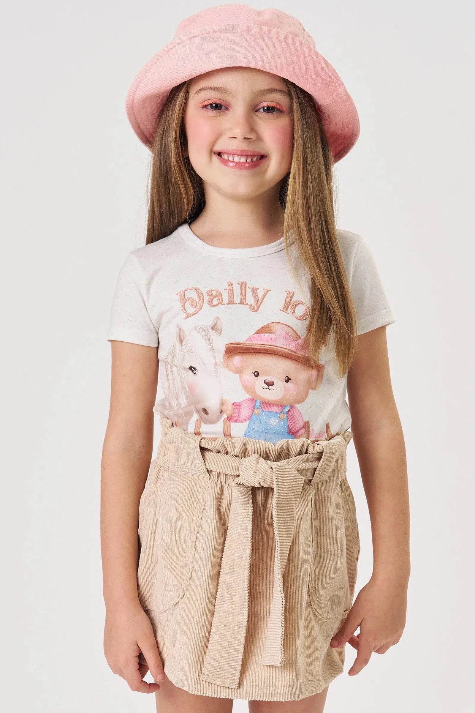 Blusa Infantil Menina em Malha Power 82290 Kukiê