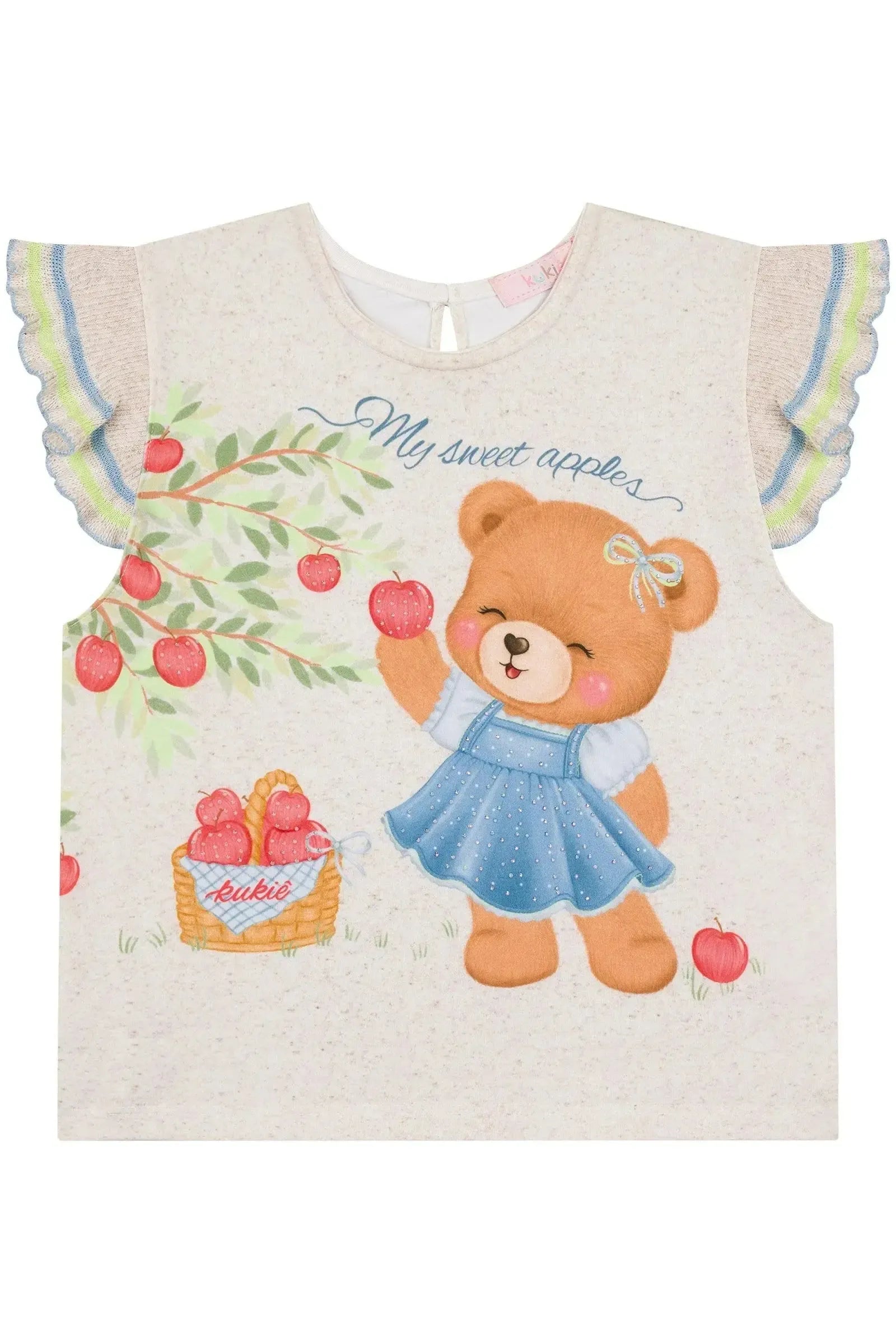 Blusa em Malha Power 88330 Kukiê Infantil Menina