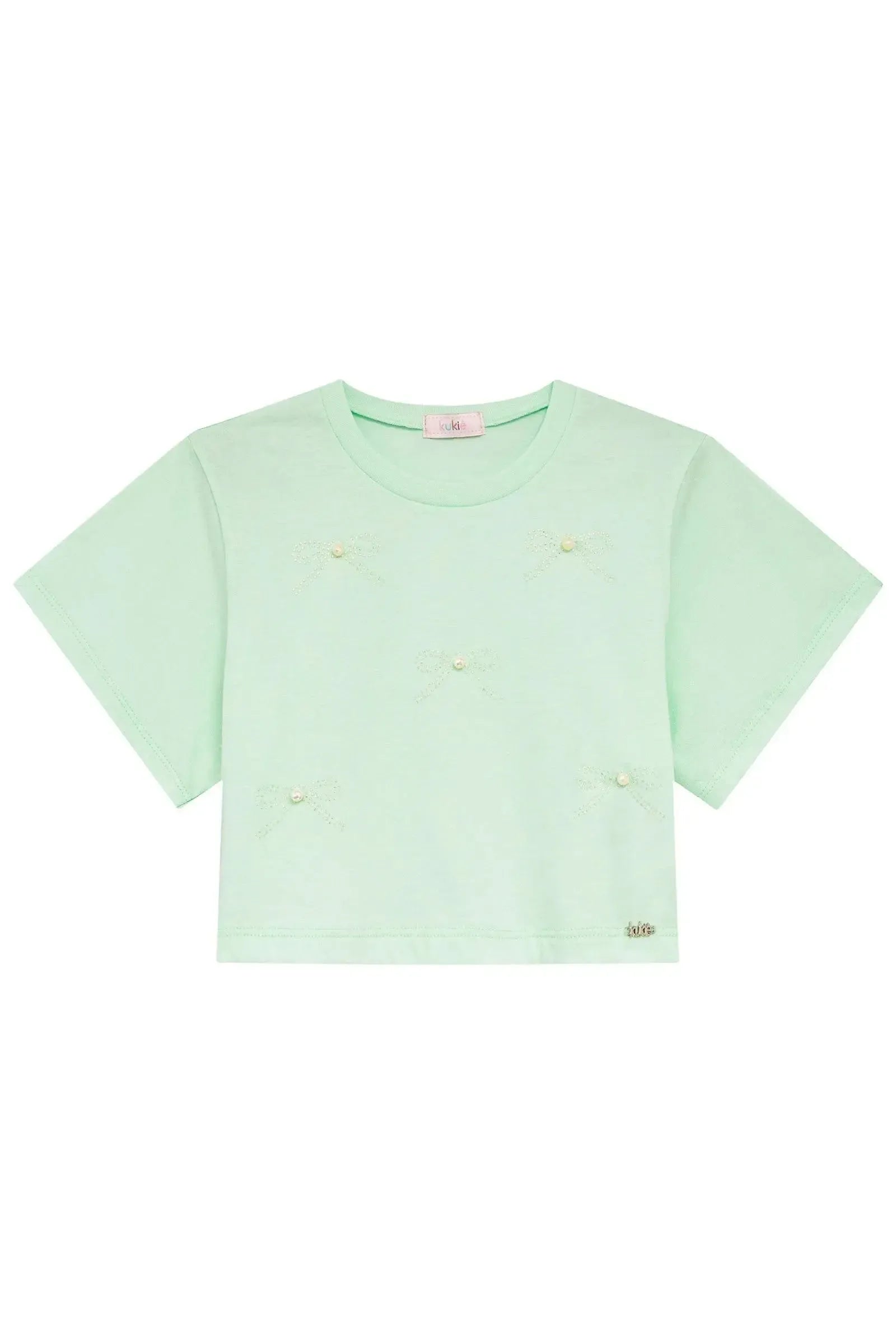 Blusa em Meia Malha 95076 Kukiê Infantil Menina