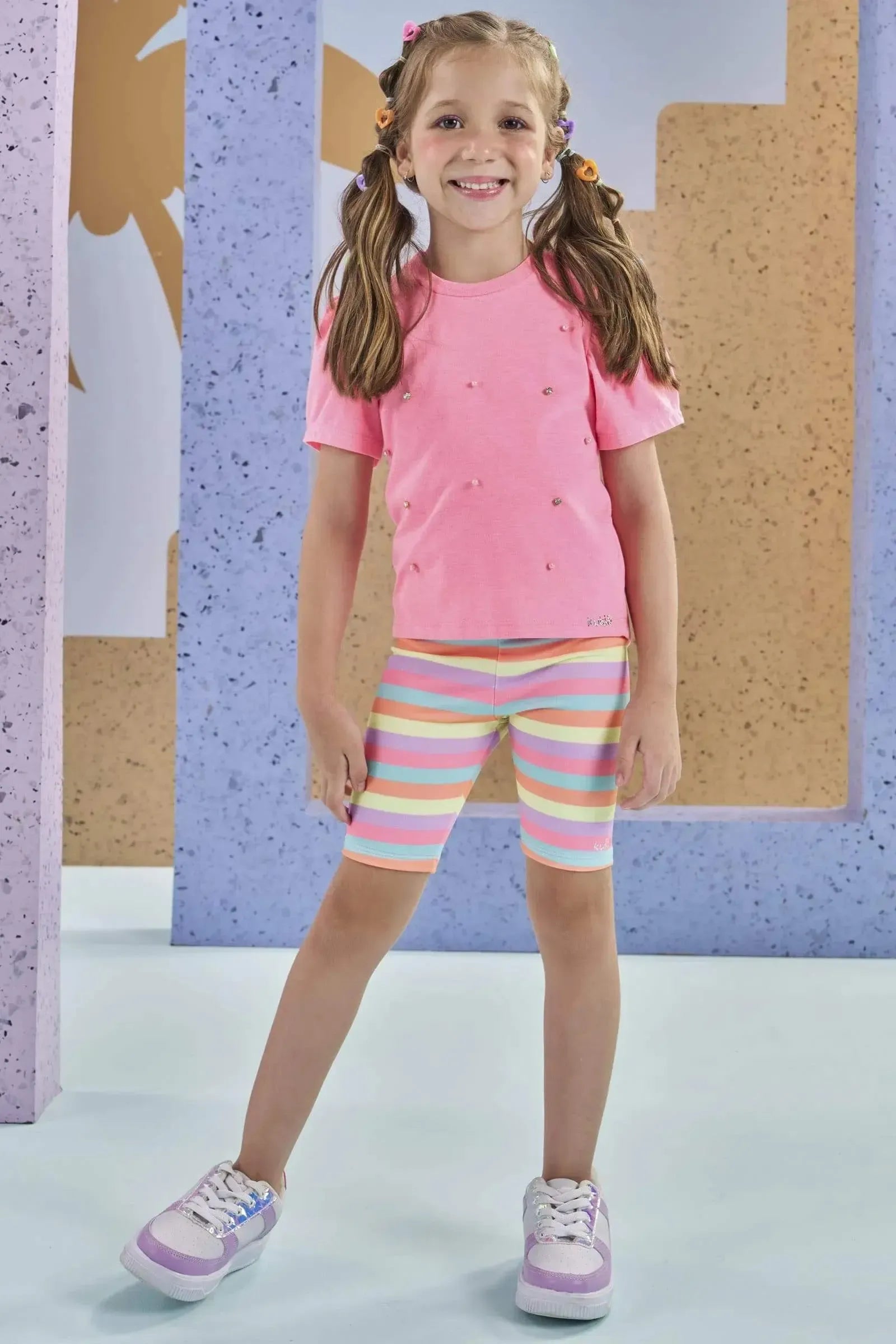 Blusa em Meia Malha 86864 Kukiê Infantil Menina