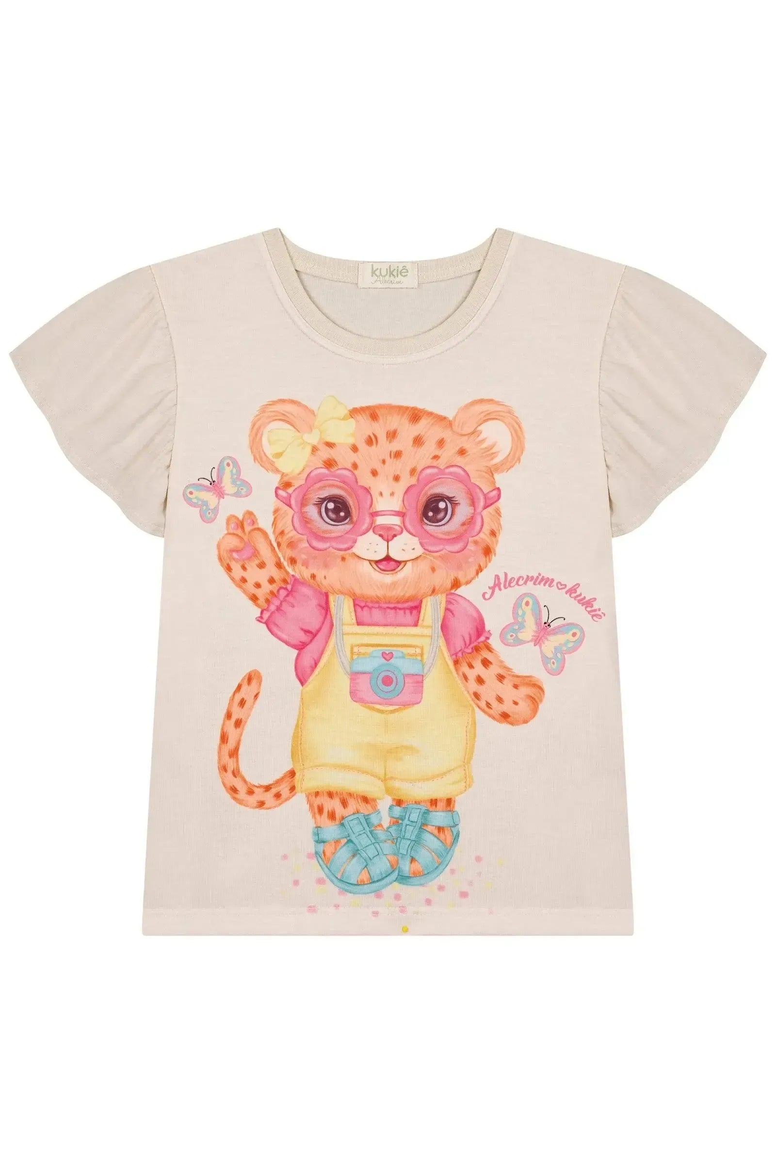 Blusa em Meia Malha 88040 Kukiê Infantil Menina