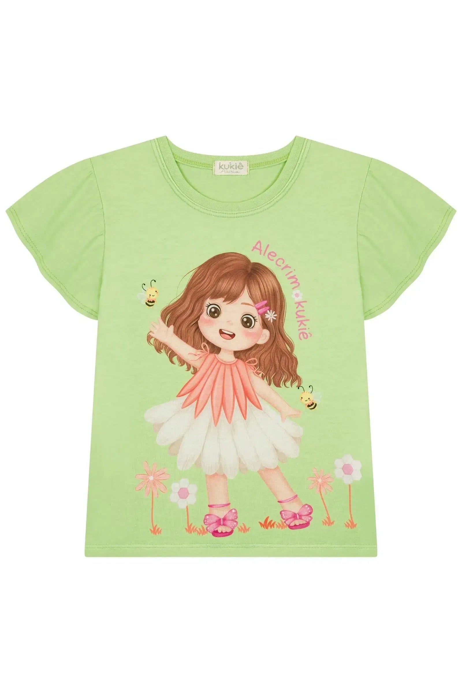 Blusa em Meia Malha 88906 Kukiê Infantil Menina