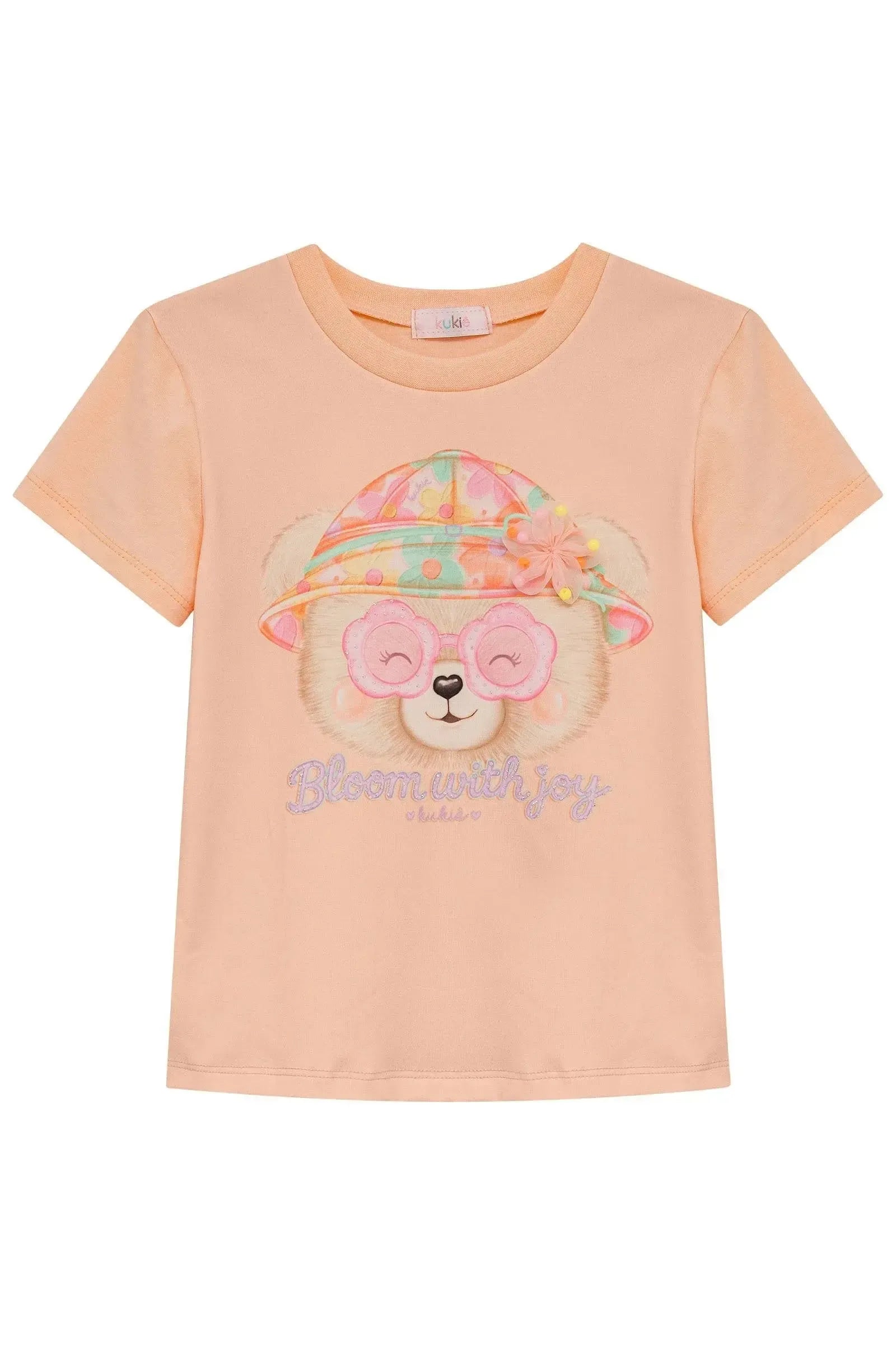 Blusa em Meia Malha 95441 Kukiê Infantil Menina