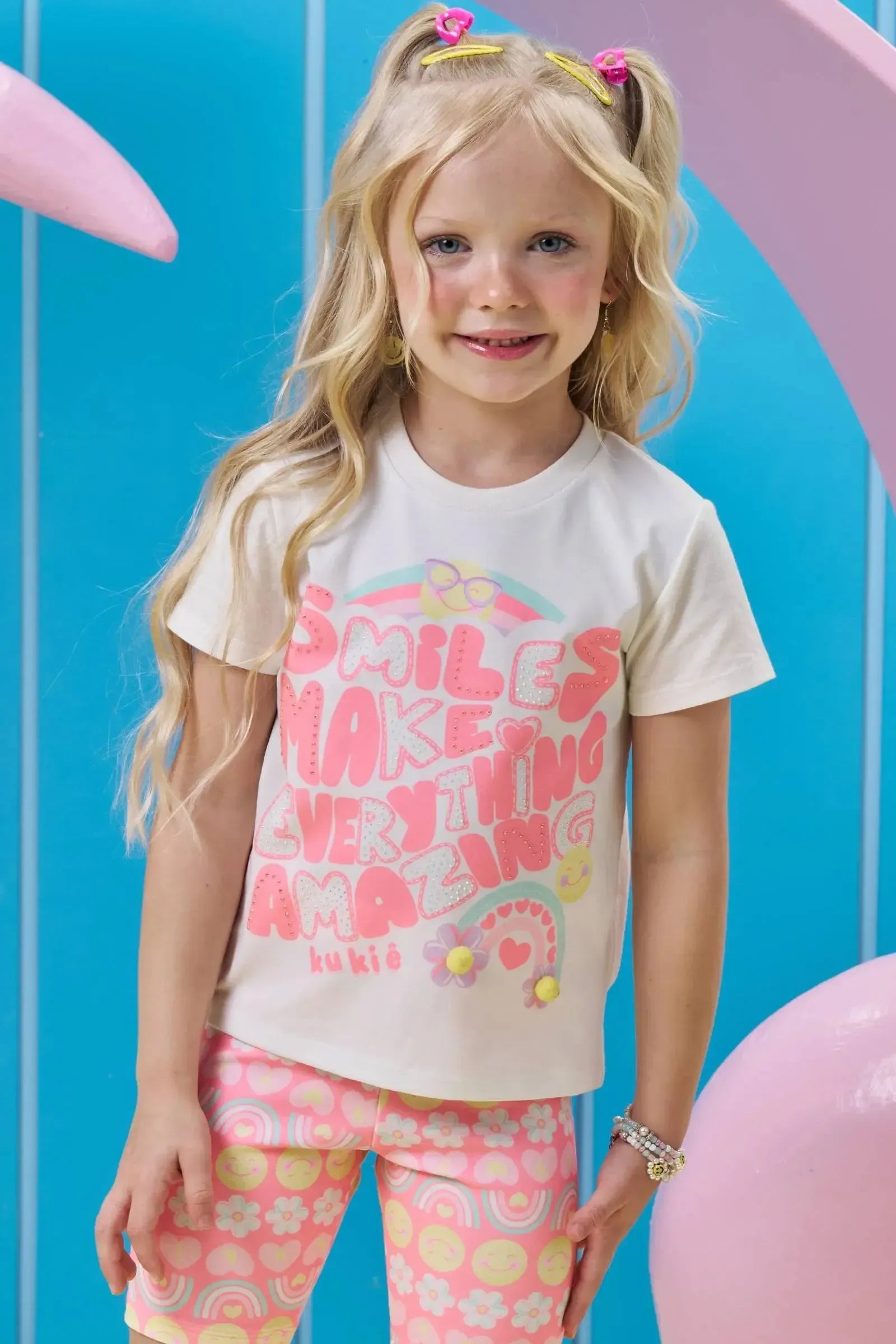 Blusa em Meia Malha 95444 Kukiê Infantil Menina