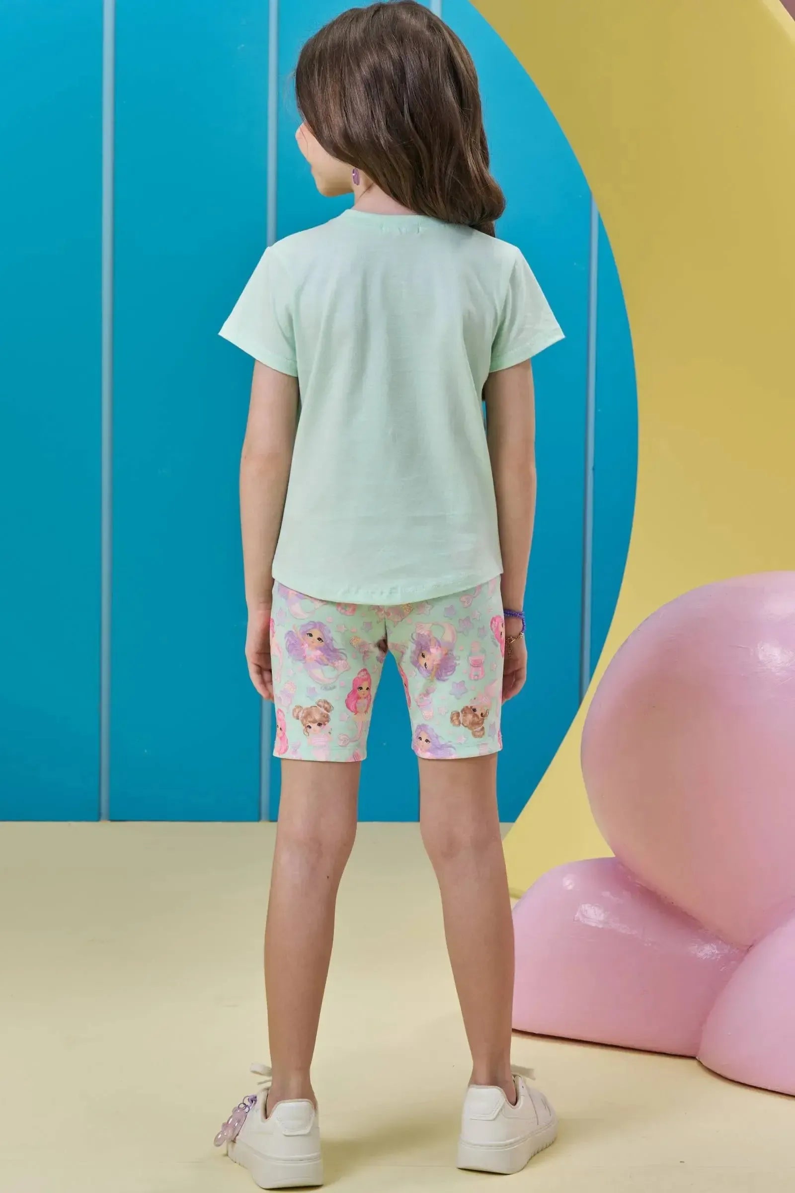 Blusa em Meia Malha 95447 Kukiê Infantil Menina