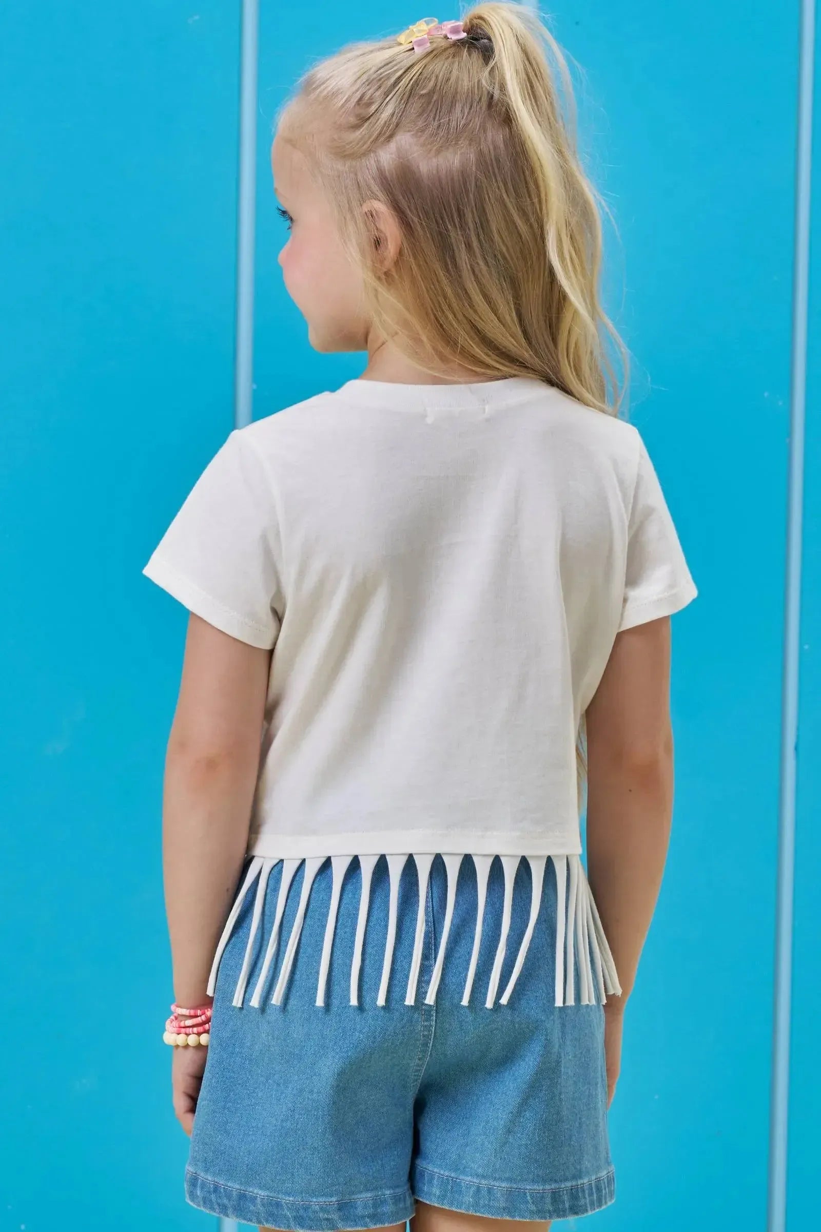 Blusa em Meia Malha 95991 Kukiê Infantil Menina