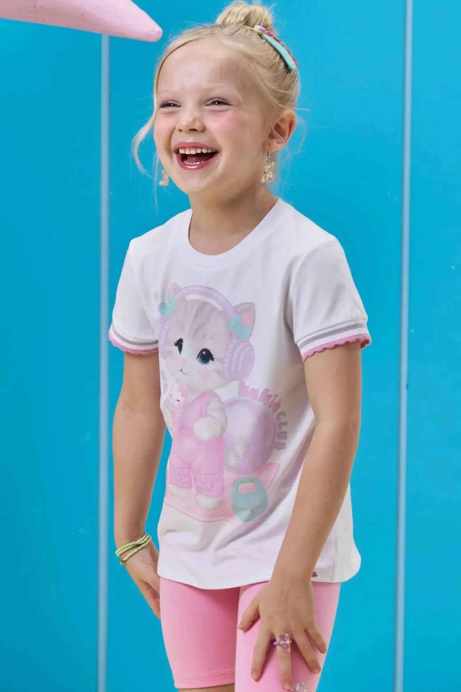 Blusa em Meia Malha 97029 Kukiê Infantil Menina