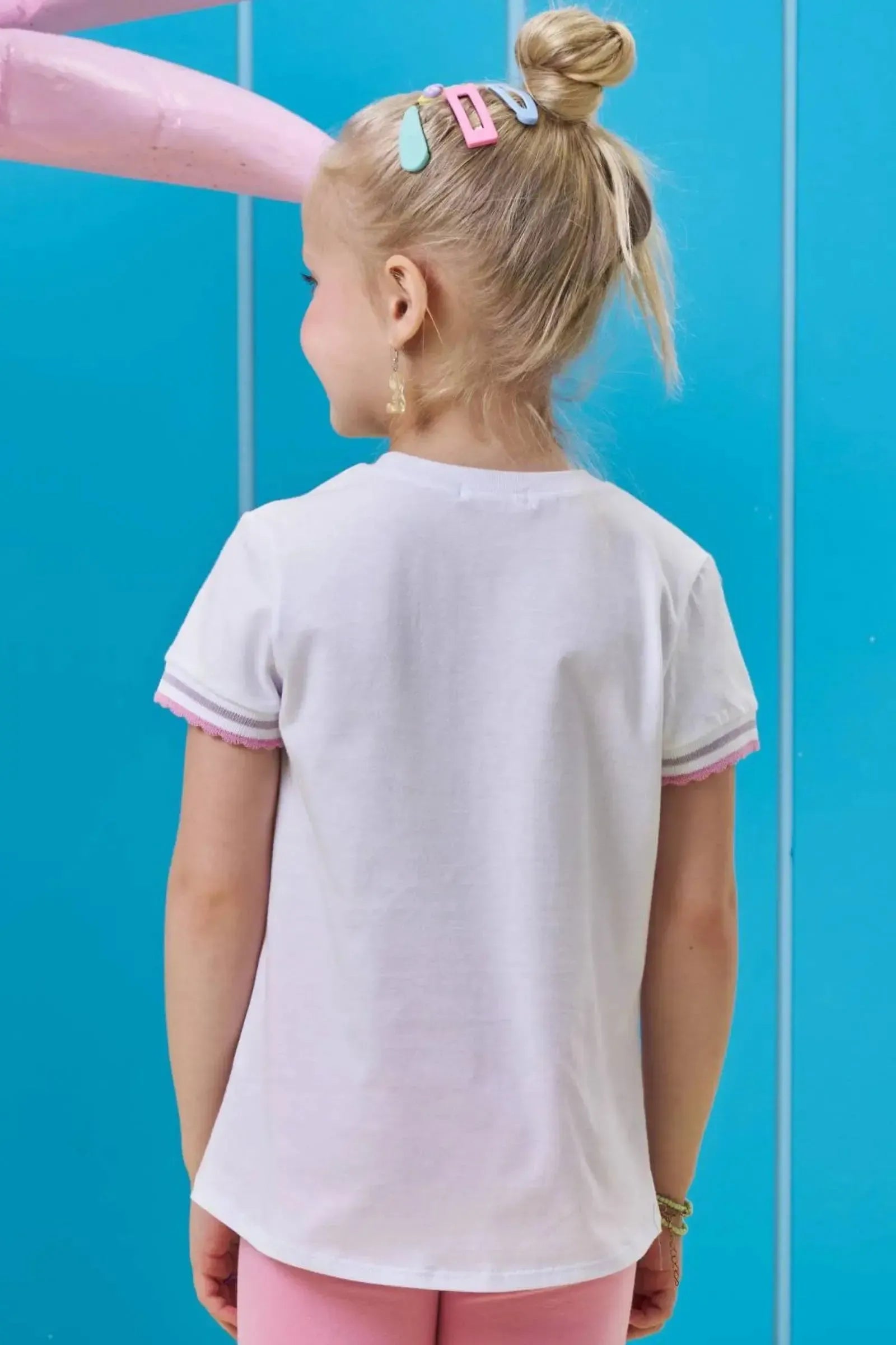 Blusa em Meia Malha 97029 Kukiê Infantil Menina