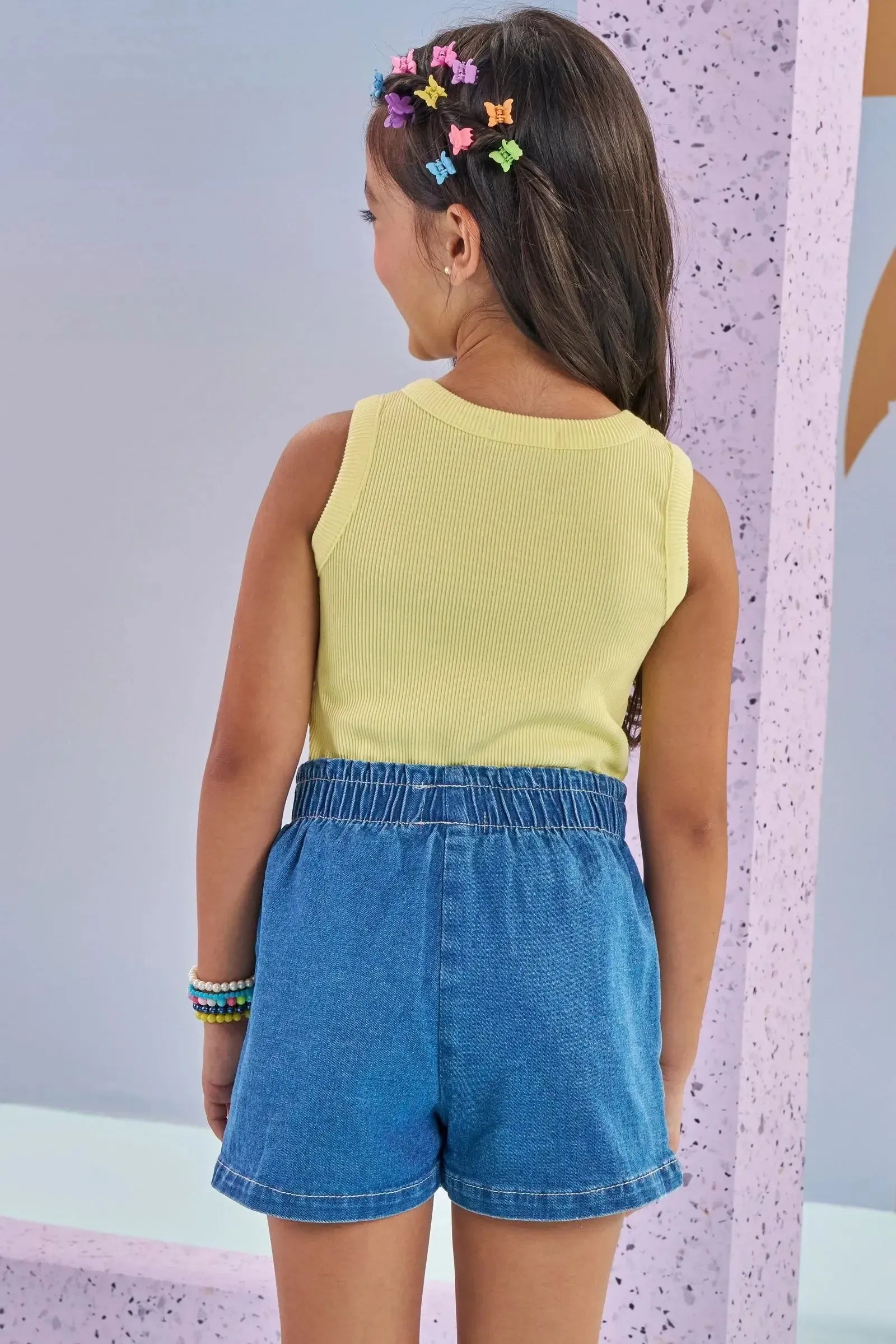 Blusa em Soft Line 86881 Kukiê Infantil Menina
