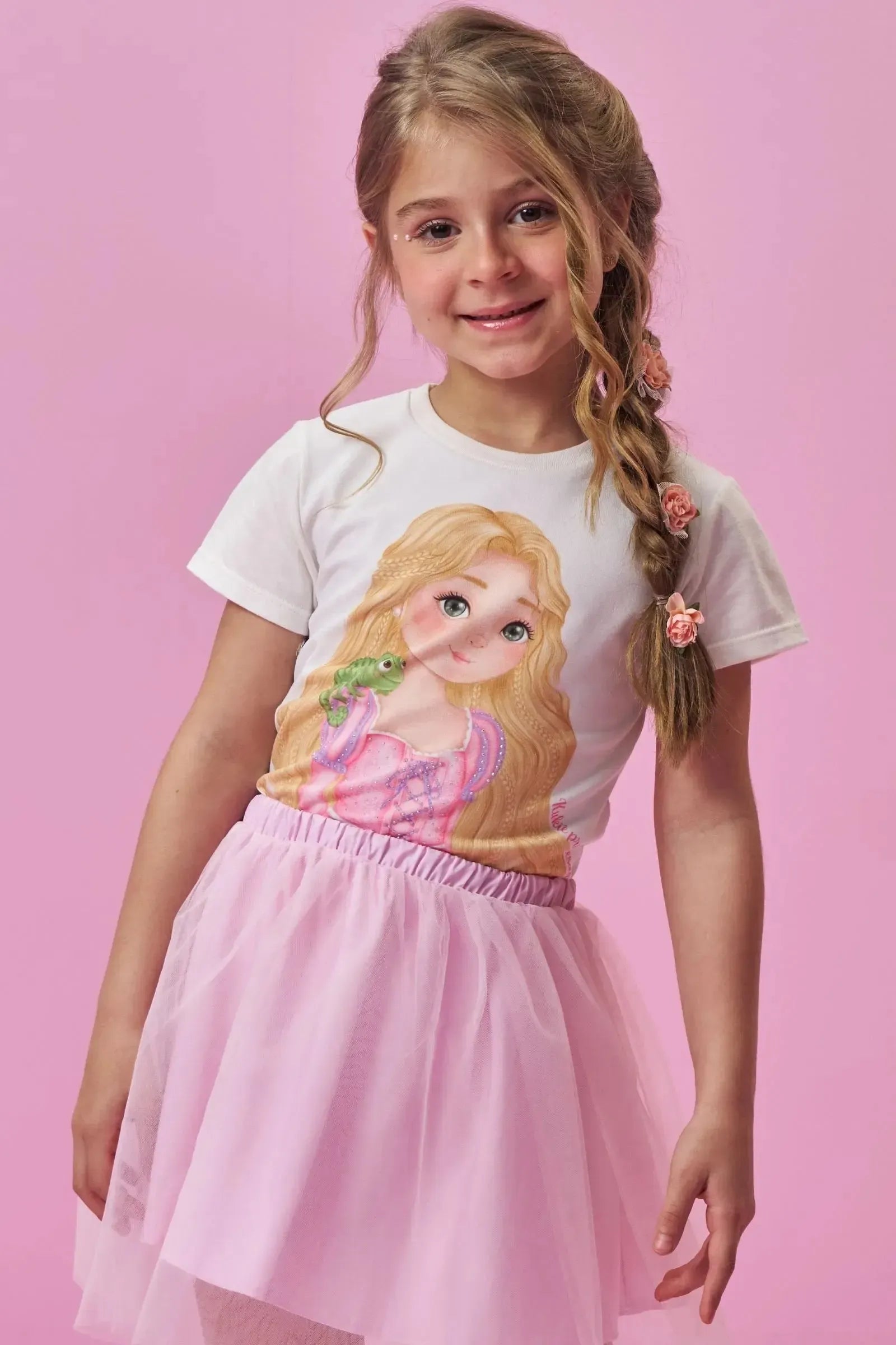 Blusa Meia Malha 96796 Kukiê Infantil Menina