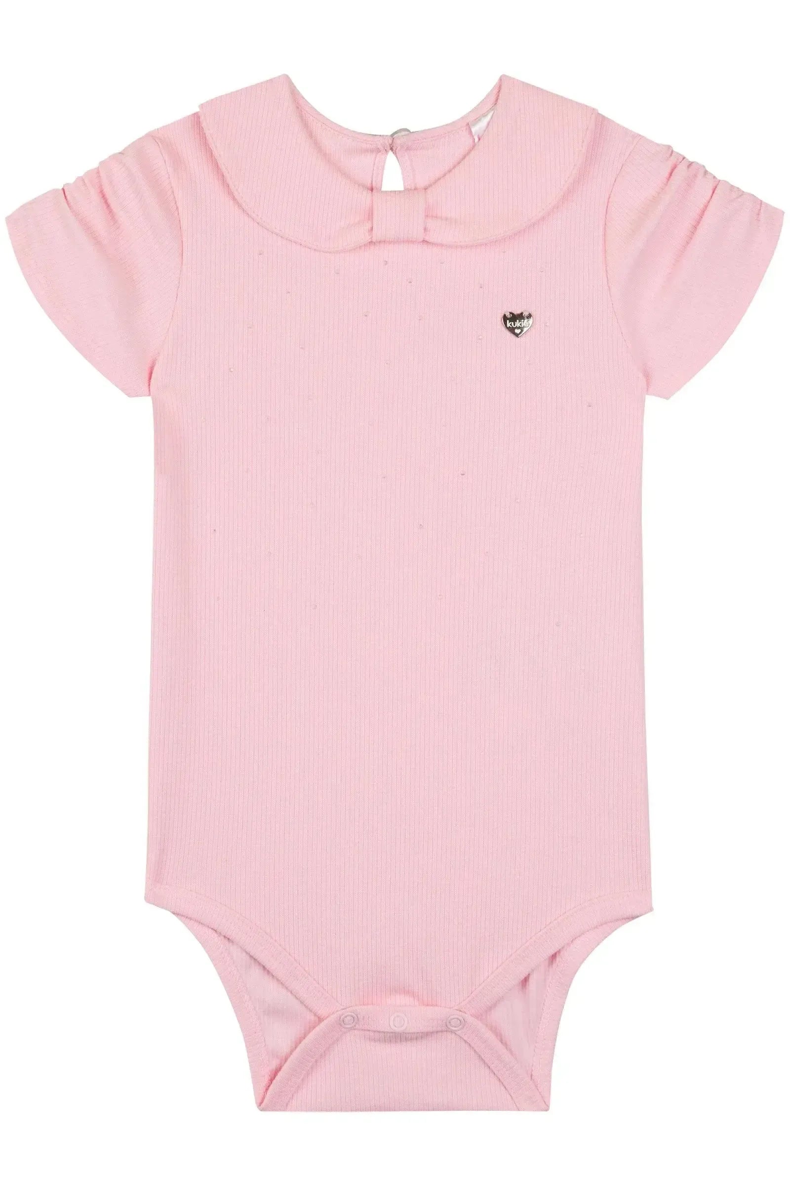 Body em Canelado Liz 87578 Kukiê Bebê Menina