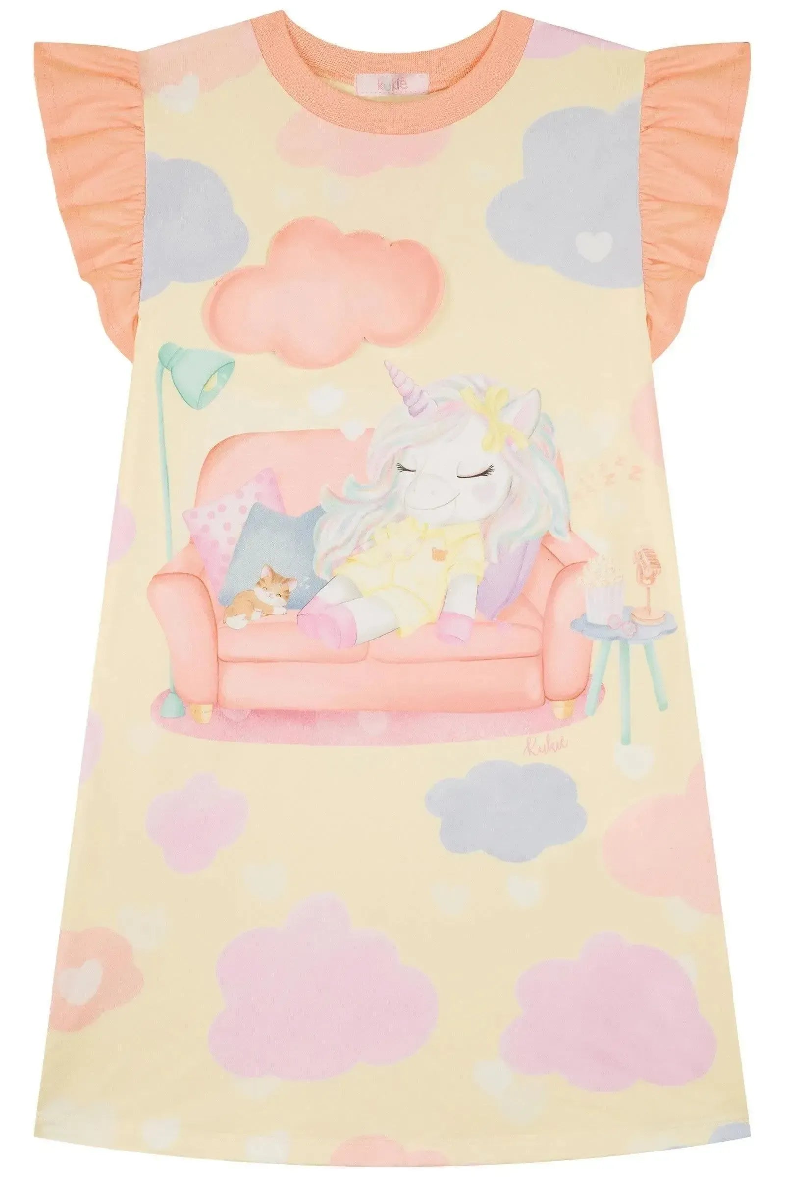 Camisola em Meia Malha 88744 Kukiê Infantil Menina