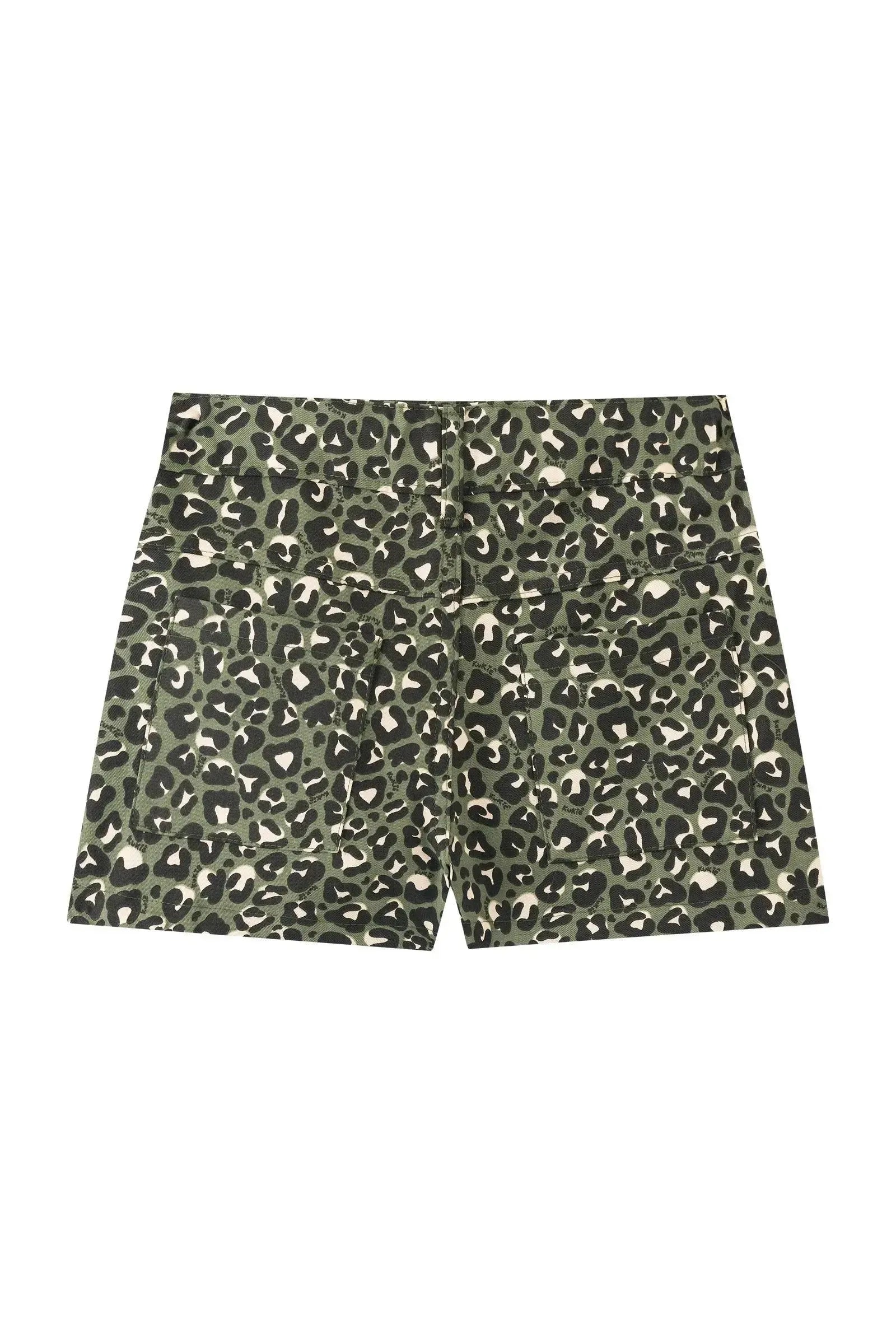 Conjunto de Blusa Boxy Over em Meia Malha e Shorts em Sarja com Elastano 93942 Kukiê Infantil Menina