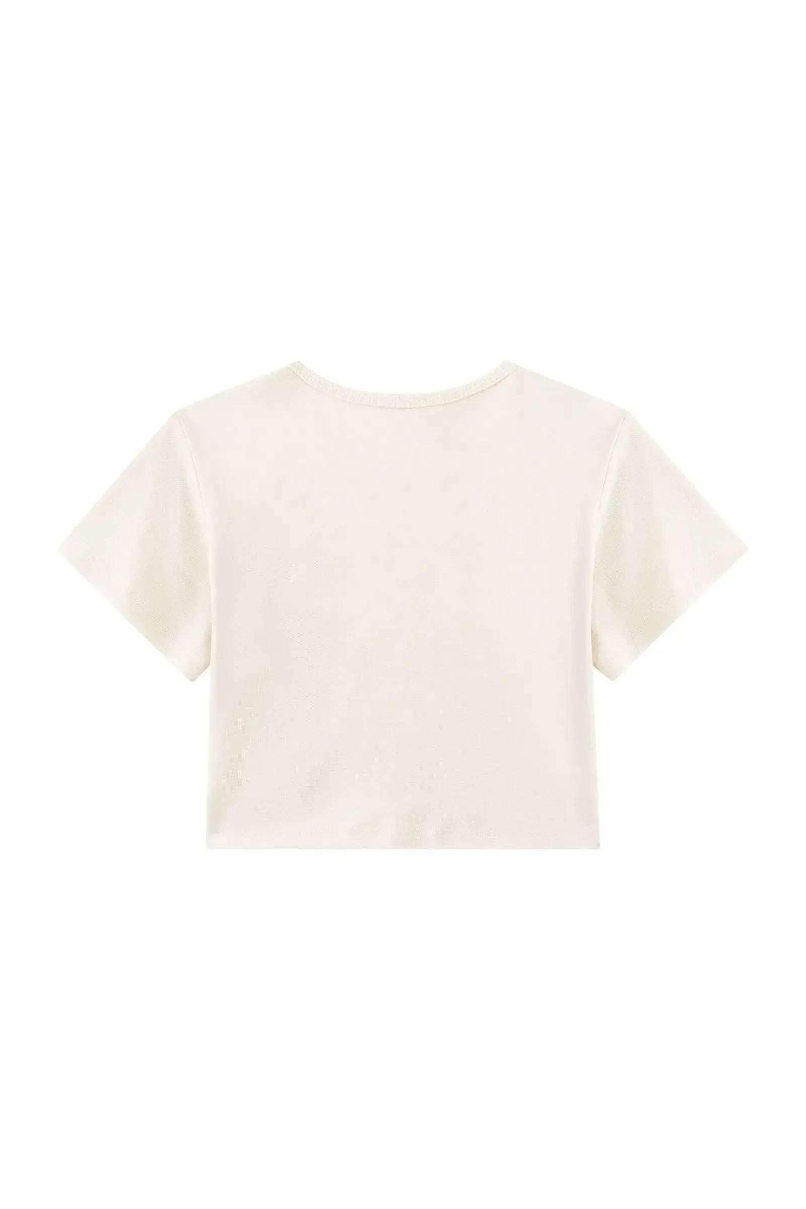 Conjunto de Blusa Boxy Over em Meia Malha e Shorts em Sarja com Elastano 93942 Kukiê Infantil Menina