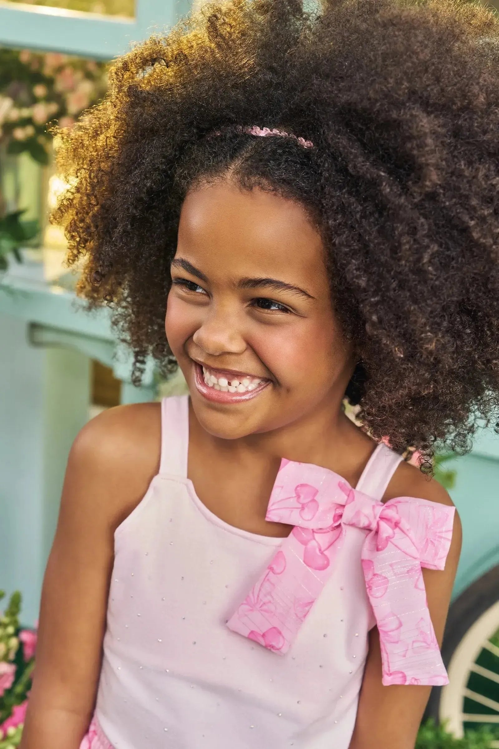 Conjunto de Blusa em Cotton e Saia em Chiffon Brilho 83731 Kukiê Infantil Menina